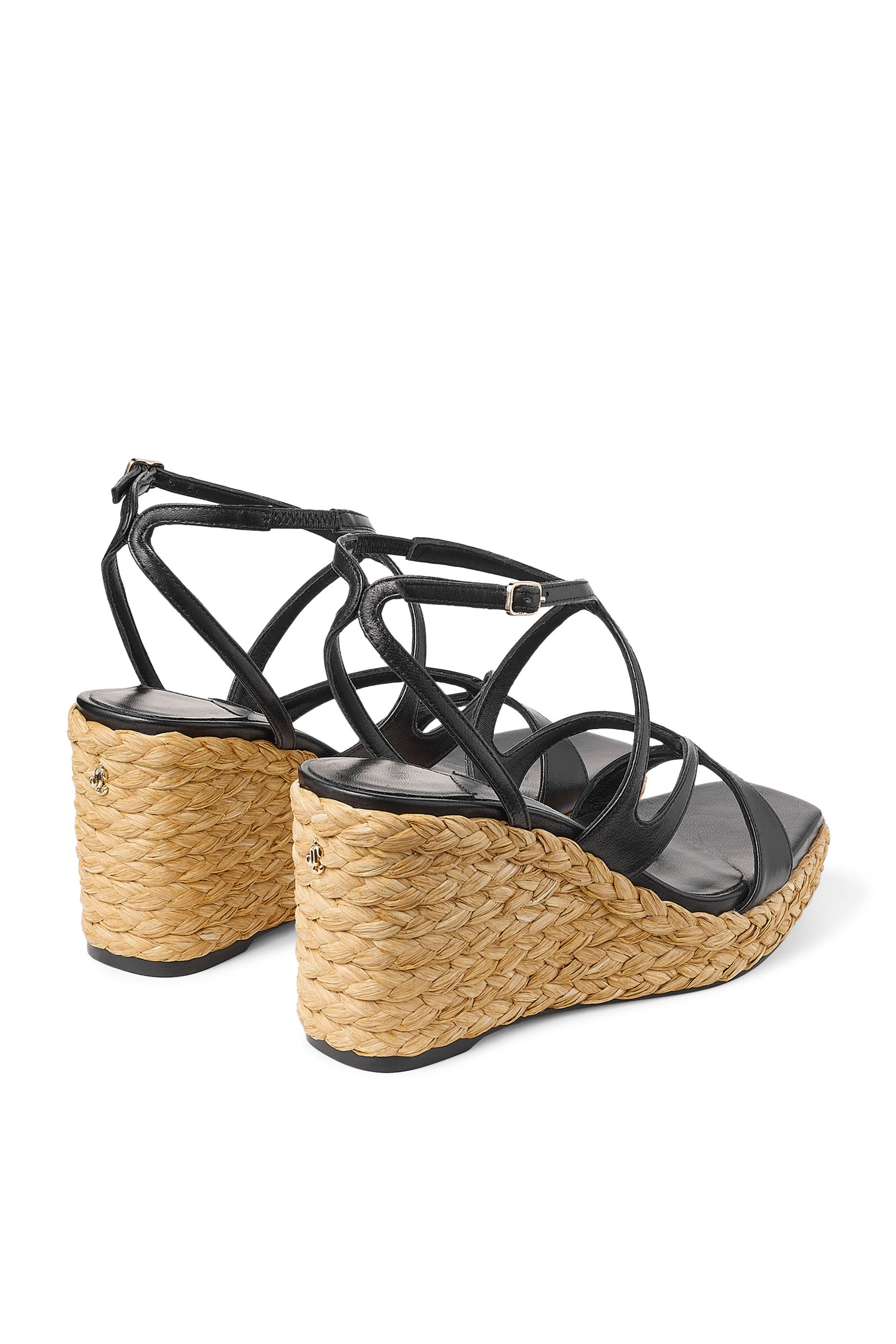 Ayla 85 Nappa Leather Wedges