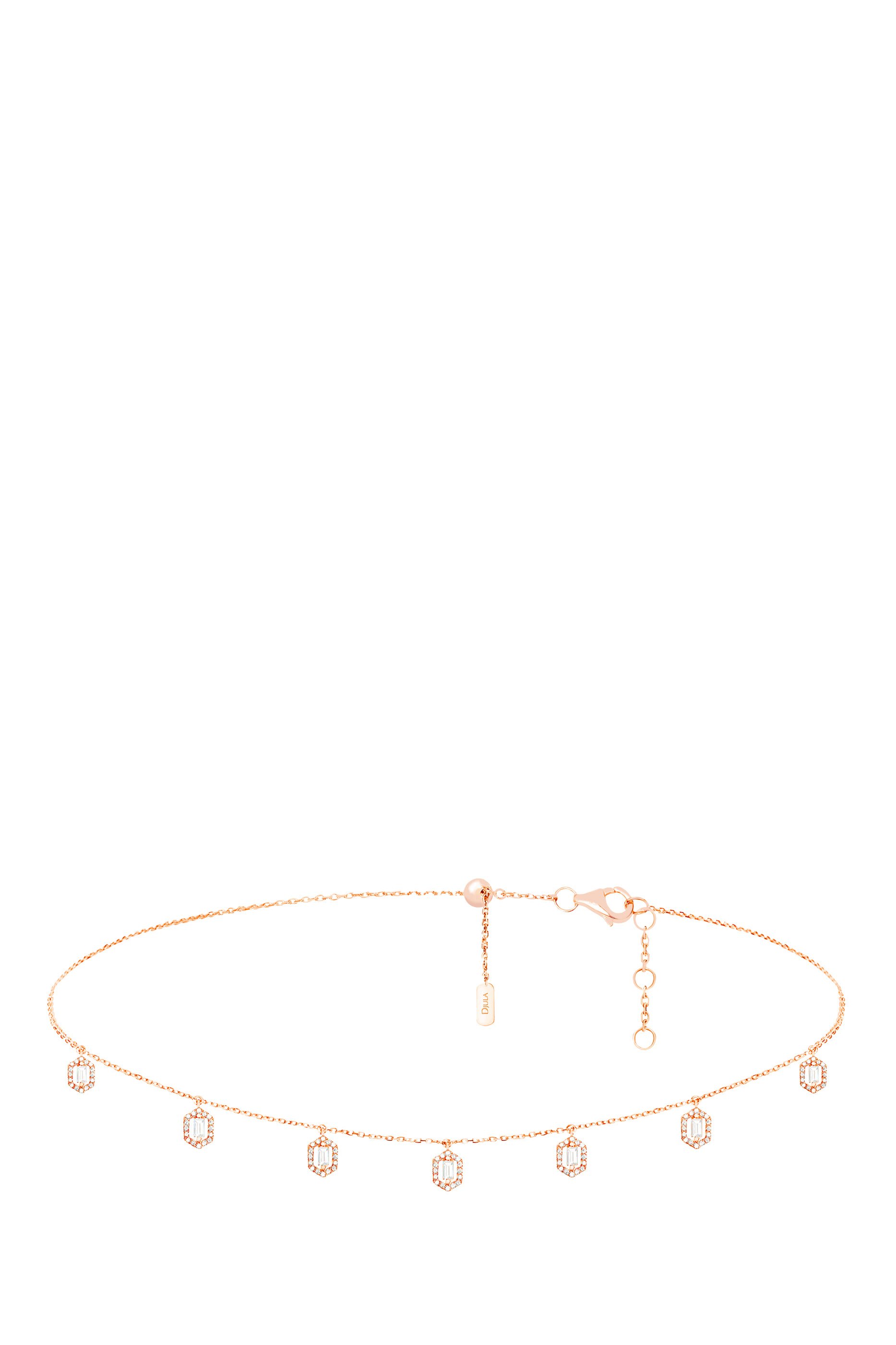  &Eacute;clat Necklace, 18K Rose Gold & Diamonds