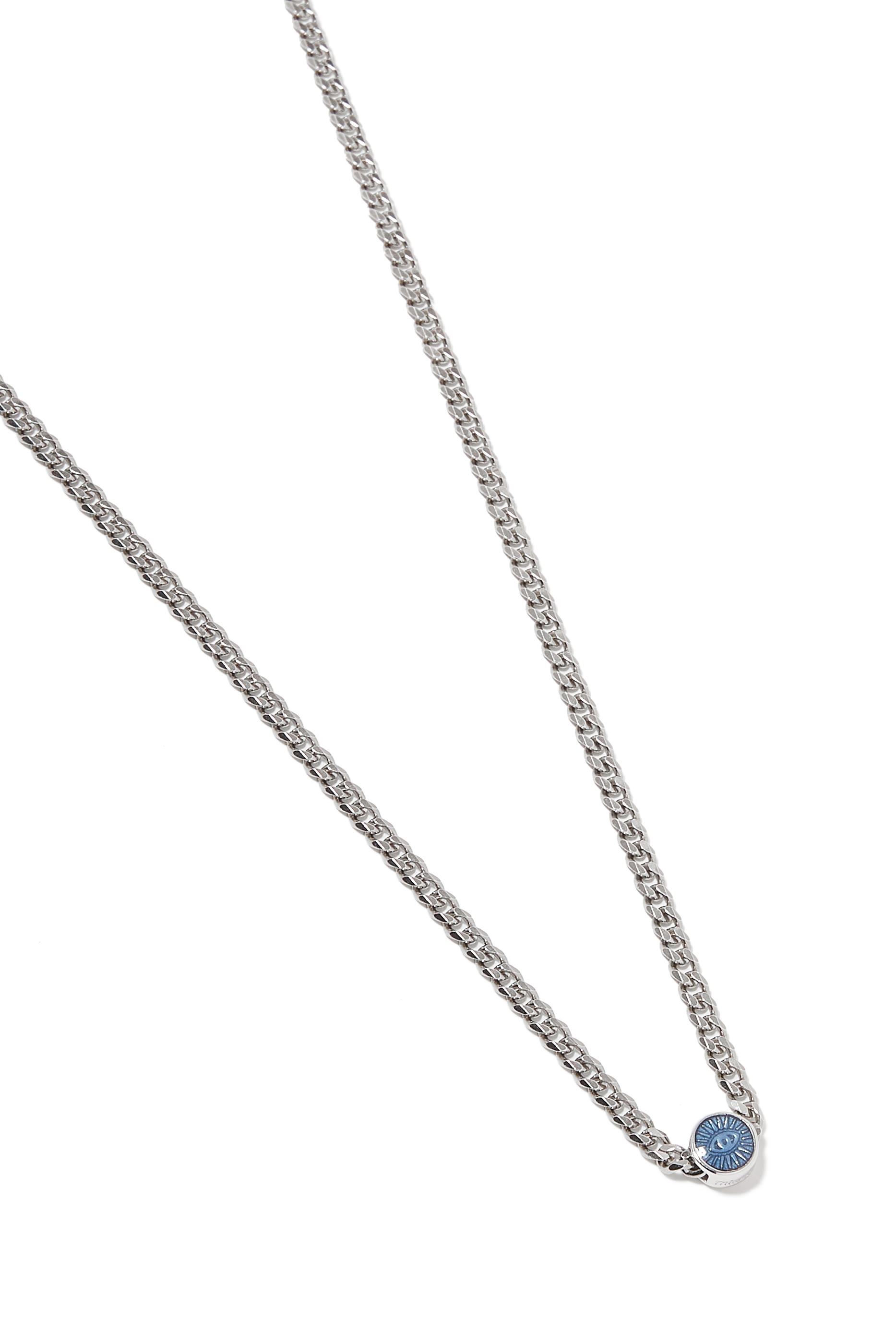 Eye of Time Type Chain Necklace