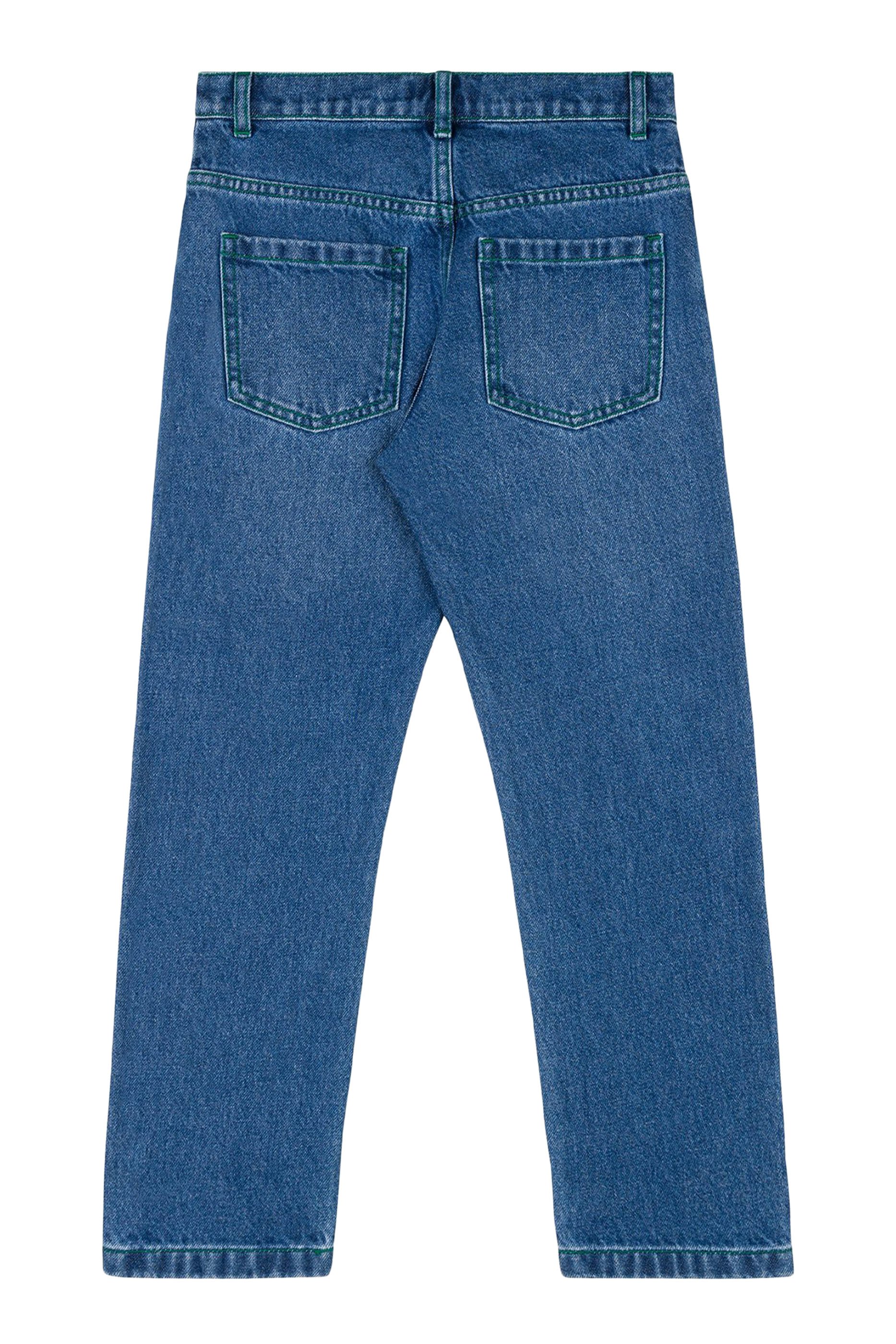 Kids School Print Denim Pants