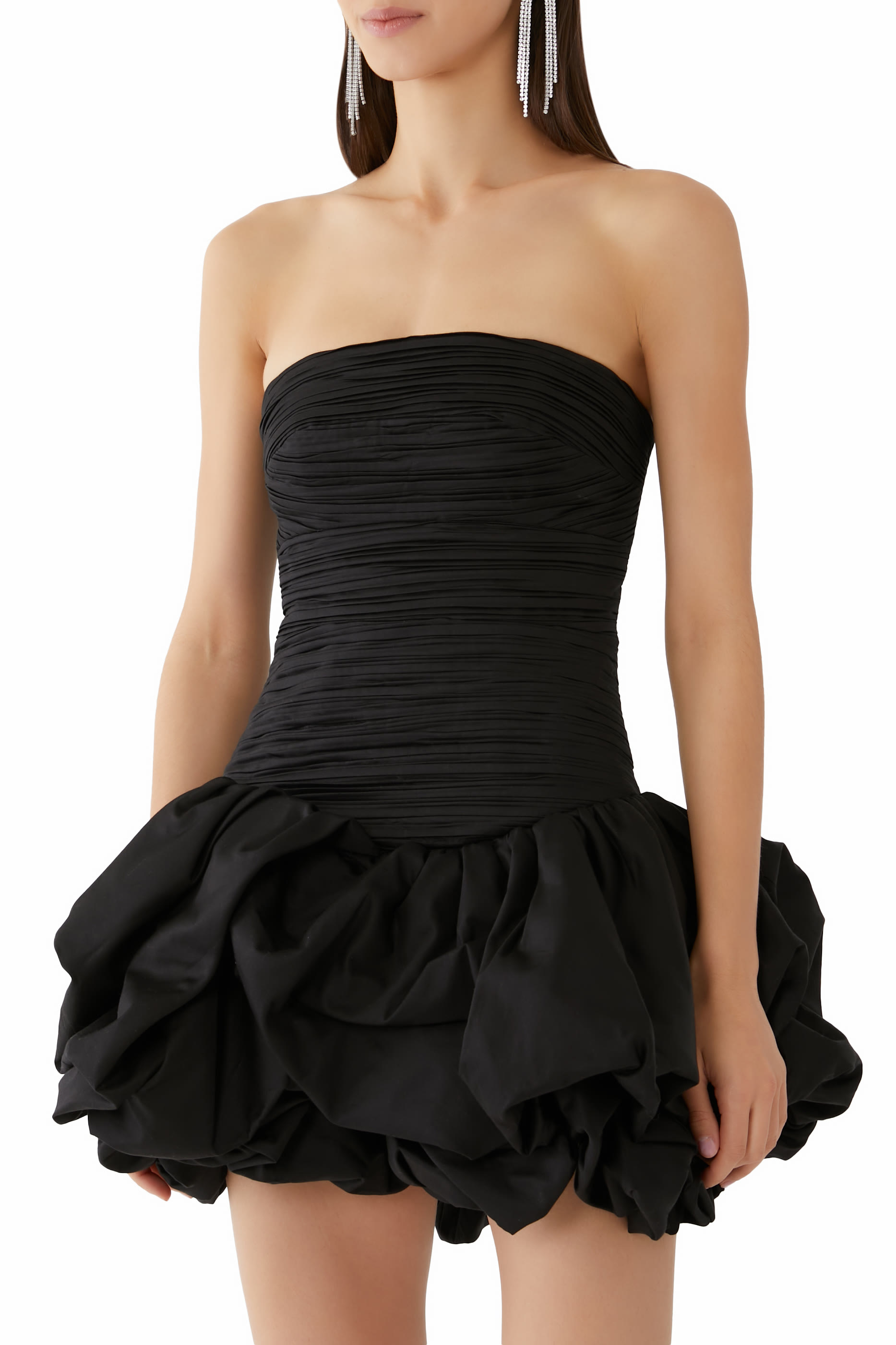 Violette Bubble Hem Mini Dress