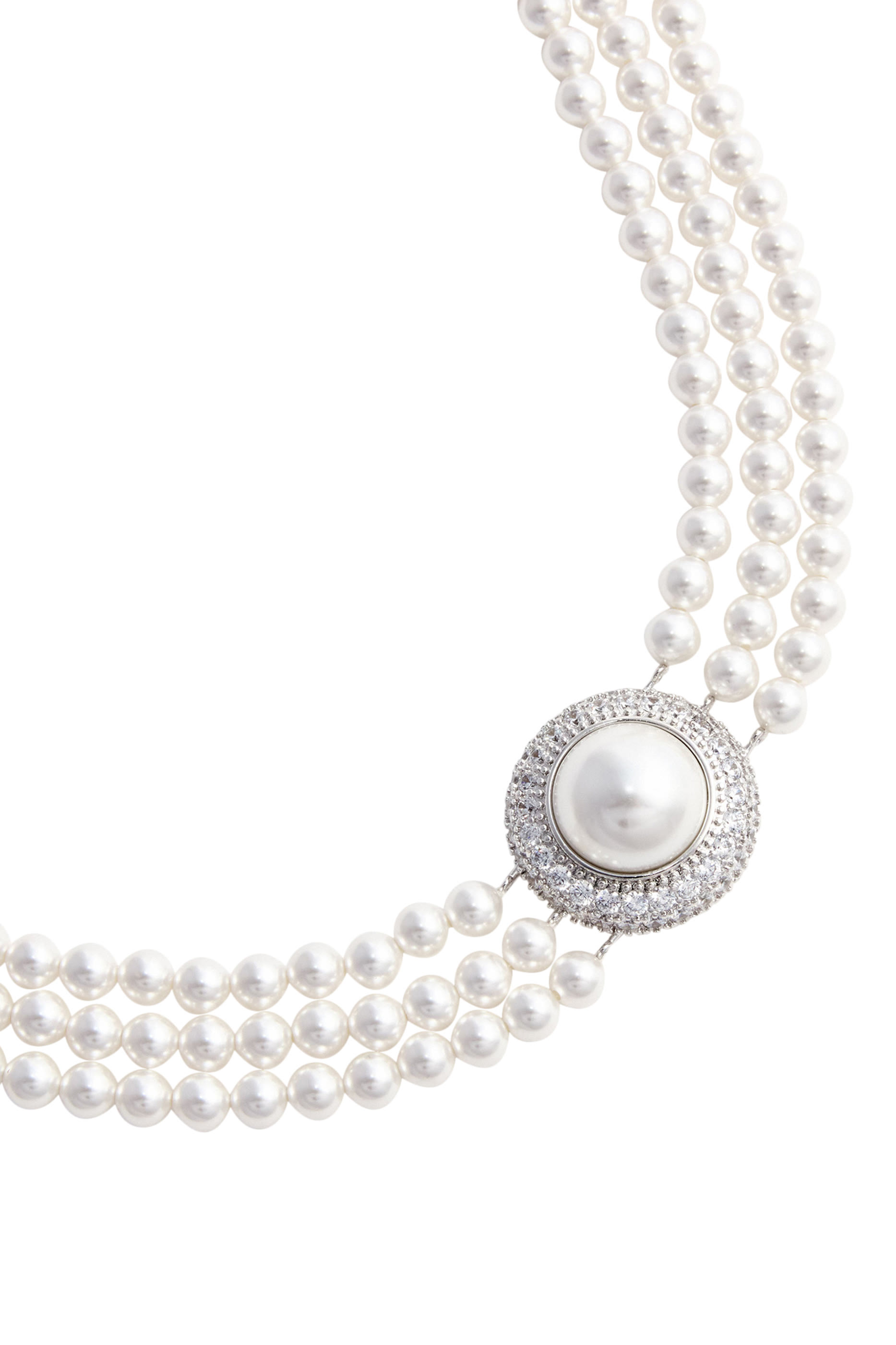 Small Crystal Pearl Choker