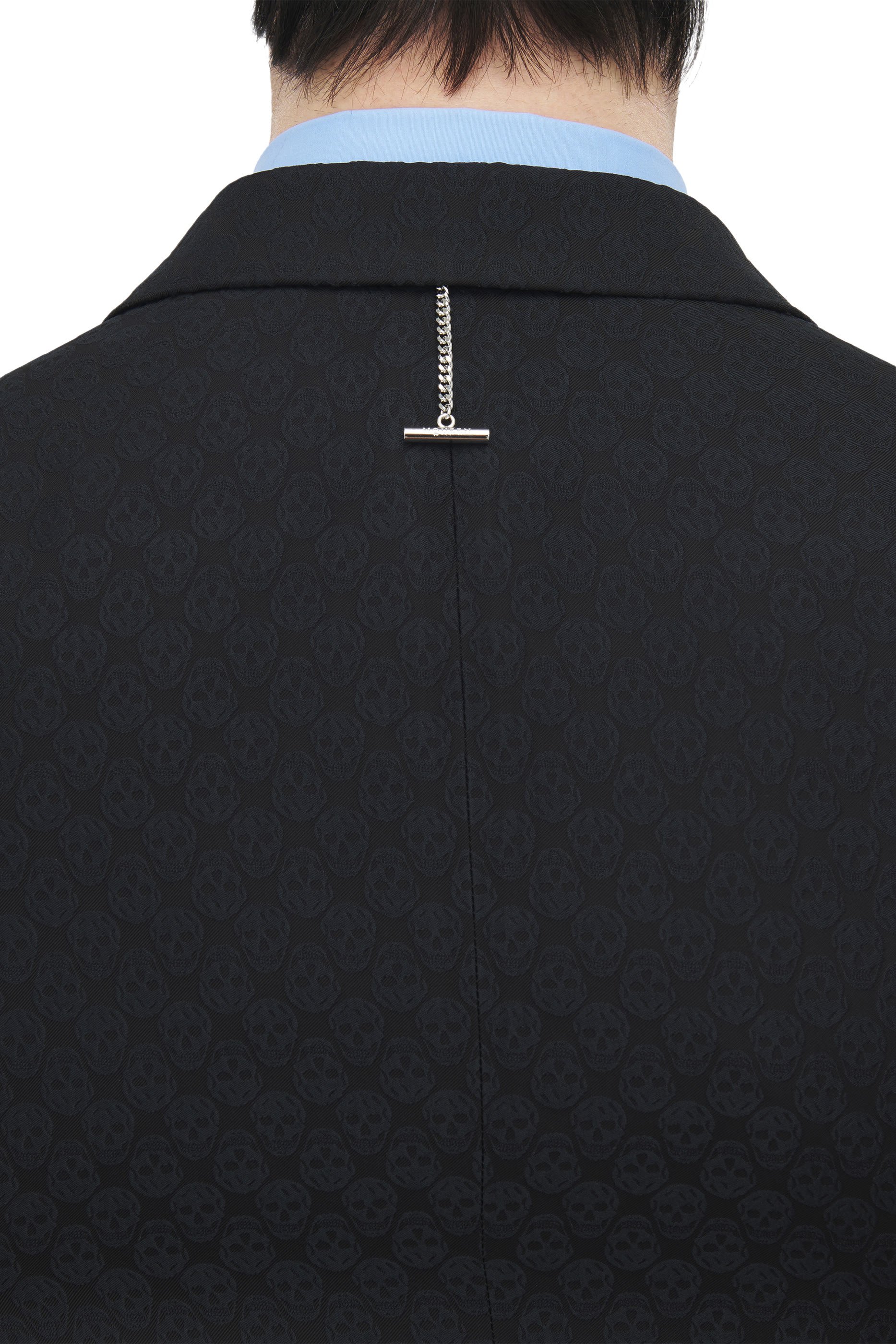 Skull Jacquard Deconstructed Jacket