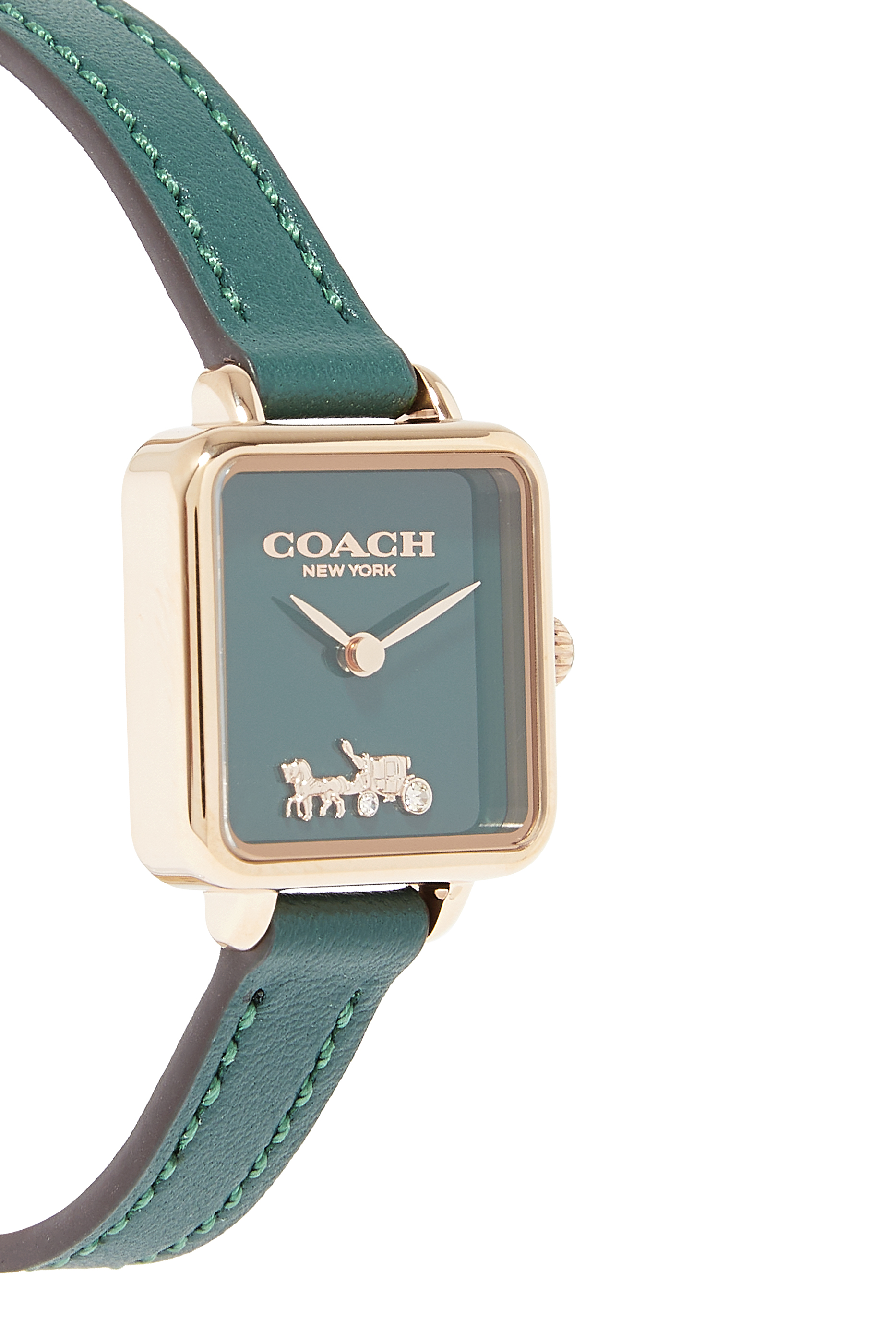 Cass 22mm Leather Strap Watch