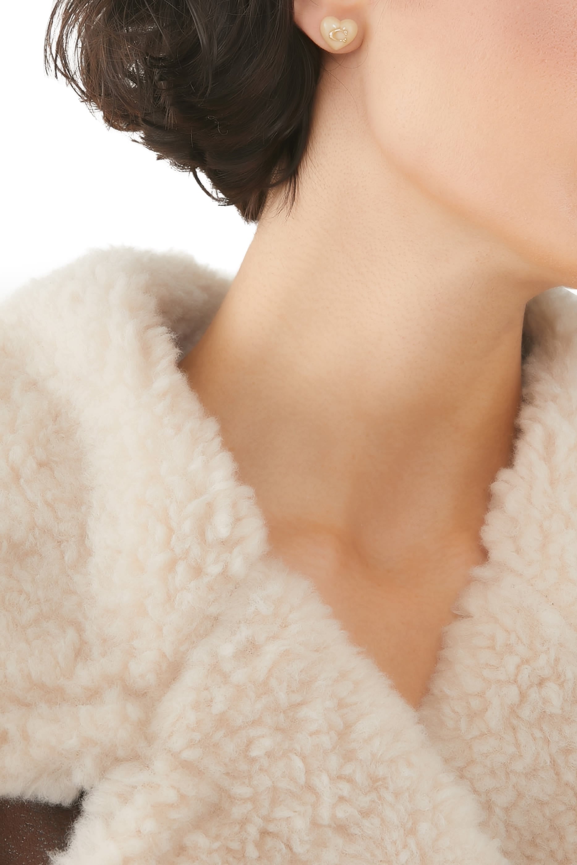Signature Heart Stud Earrings