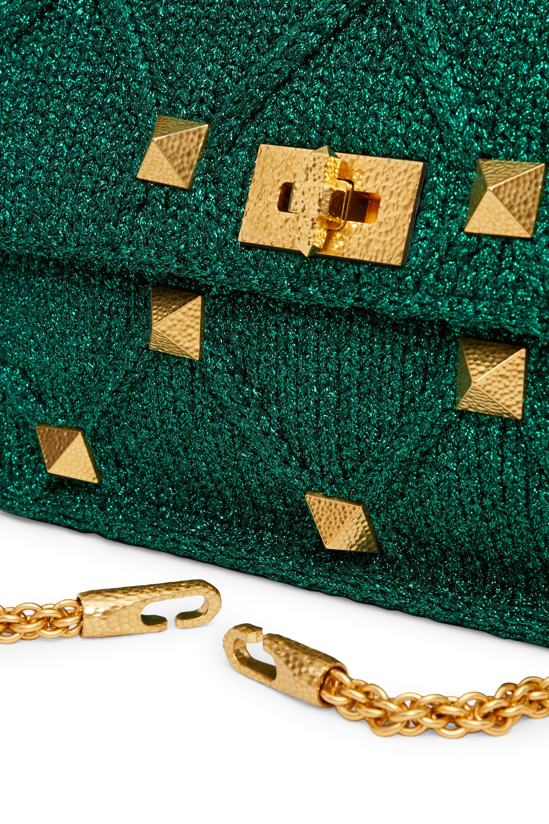 Valentino Garavani Roman Stud Knitted Bag