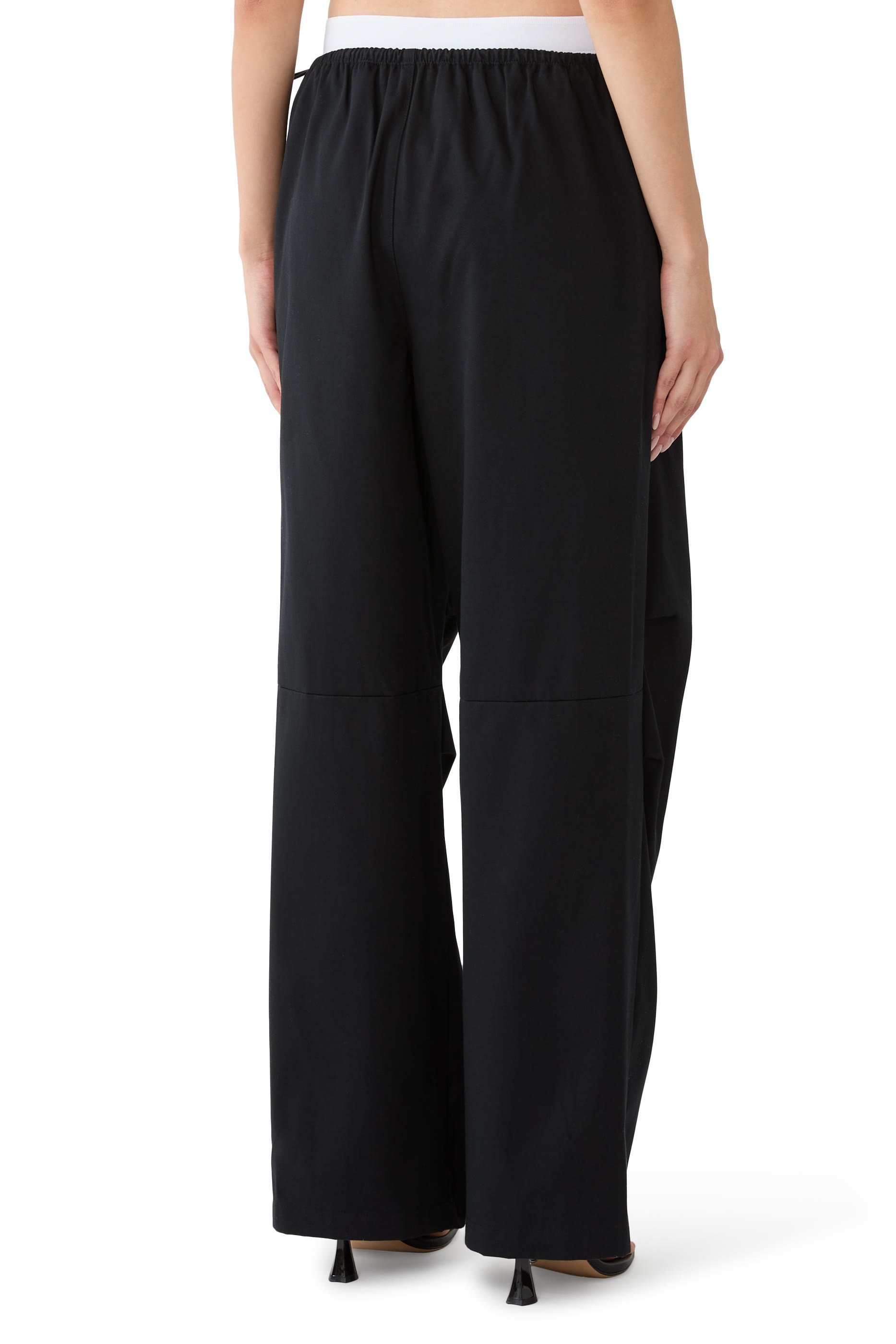 Logo Elastic Mid-Rise Pants