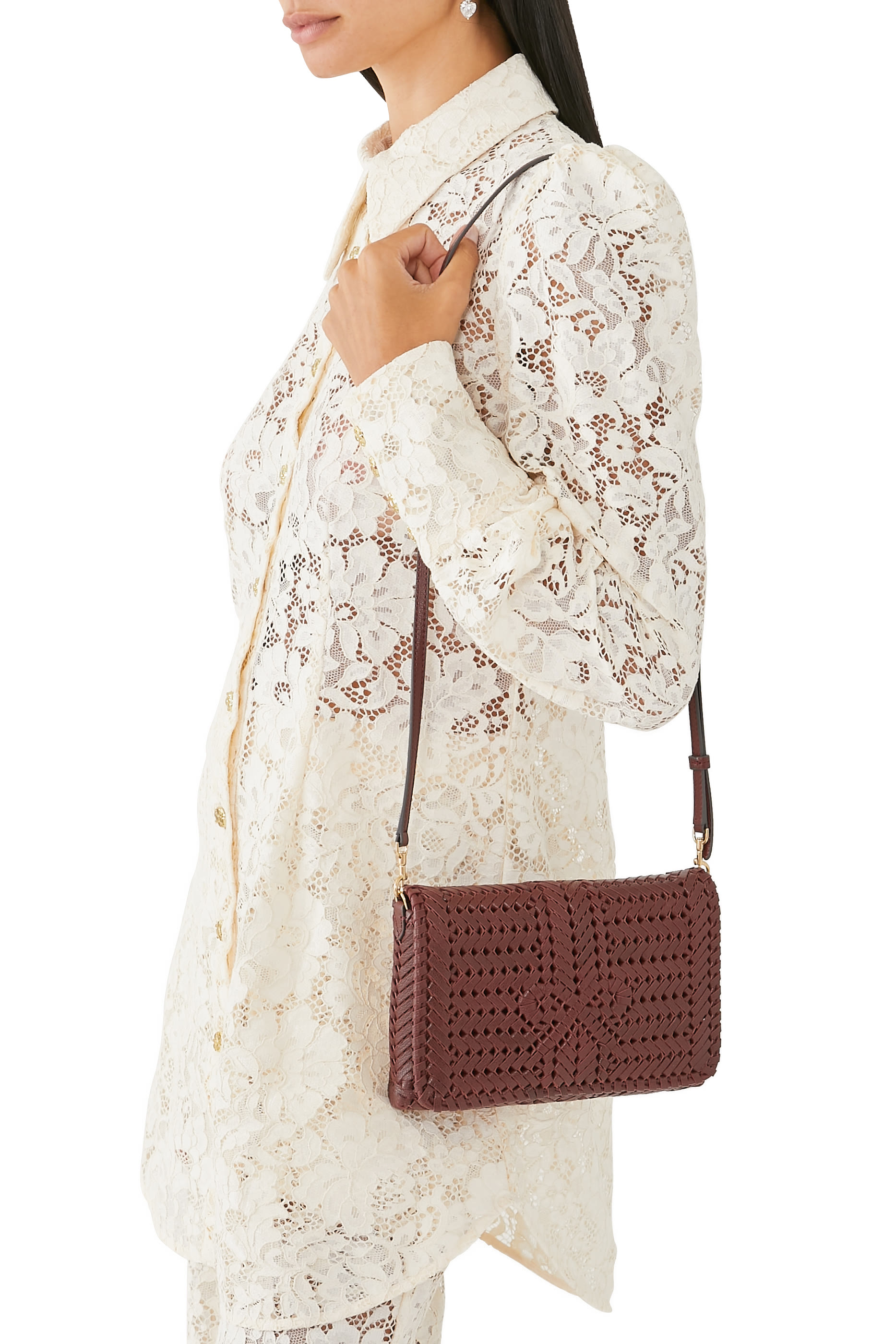 The Neeson Cross Body in Shiny Capra