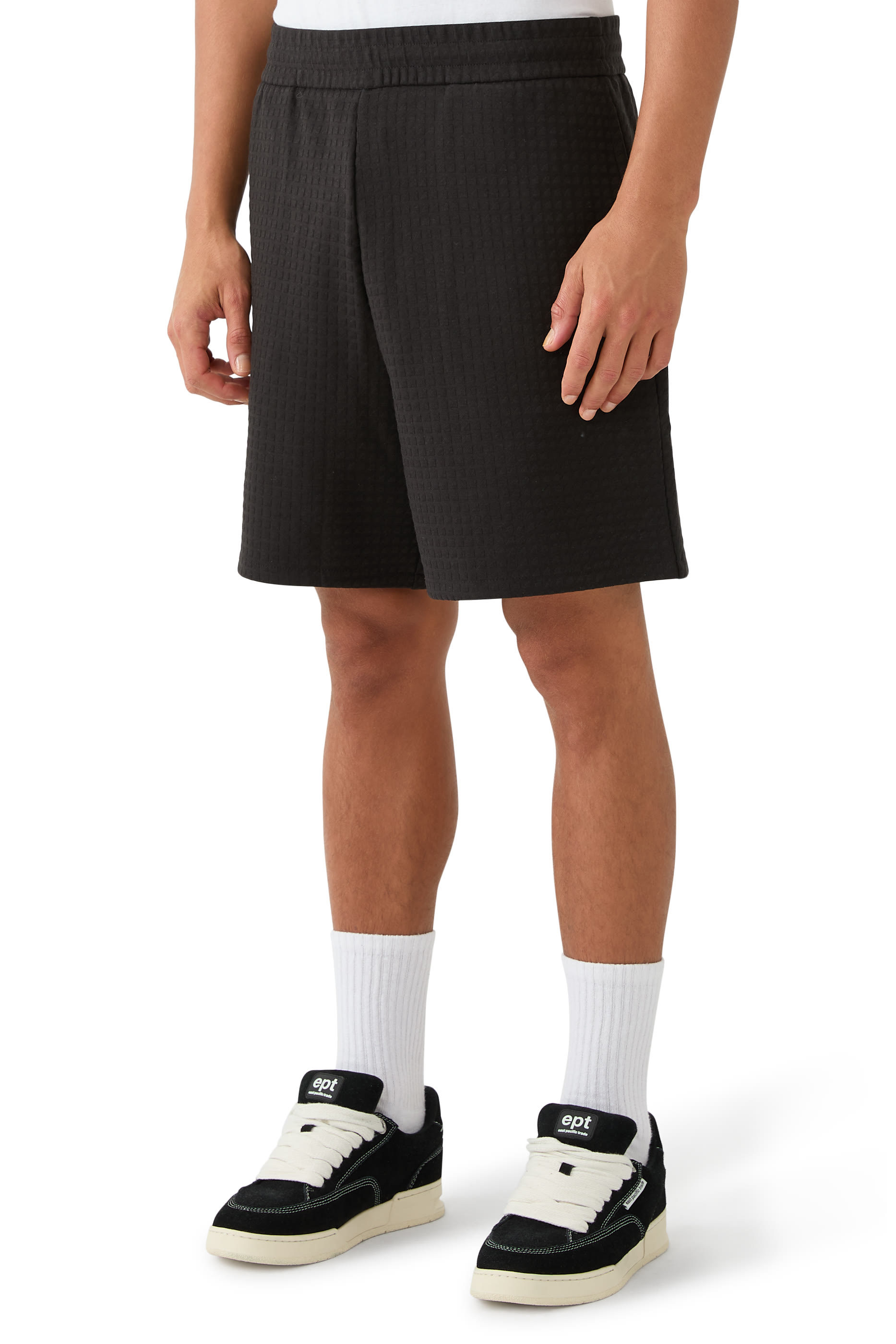 Seersucker Bermuda Shorts