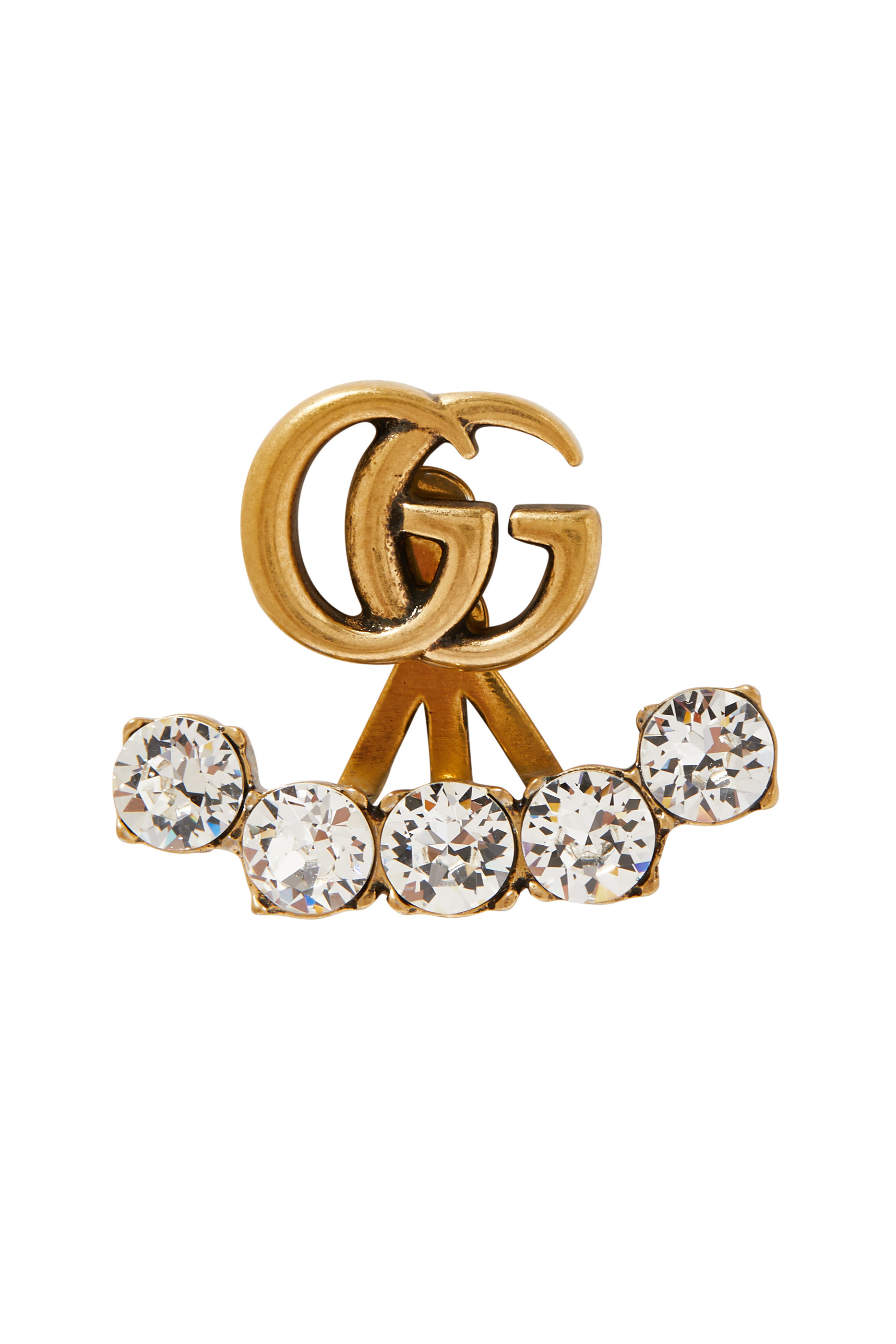 Crystal Double G Earring