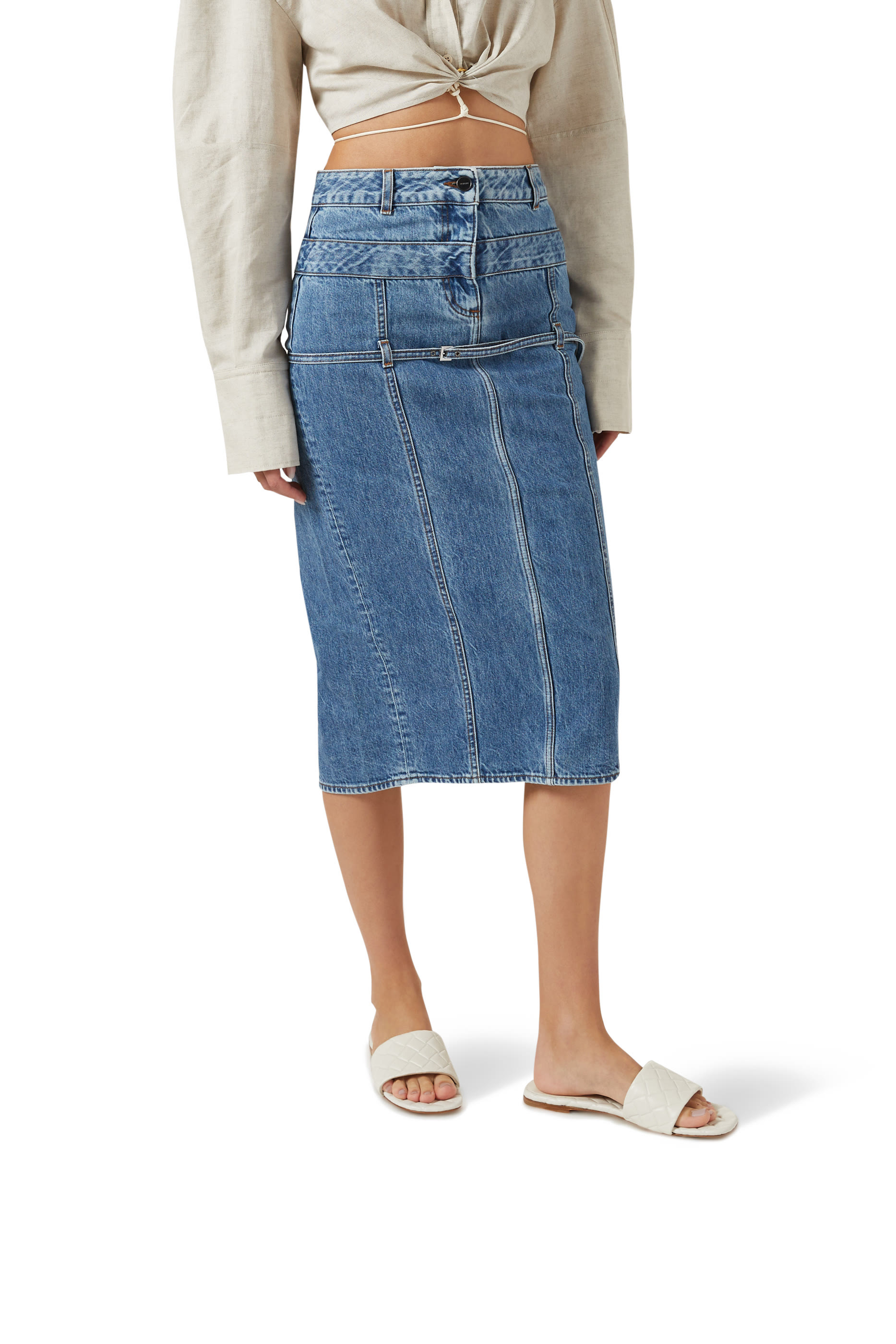 Amy Flat Leather Mules