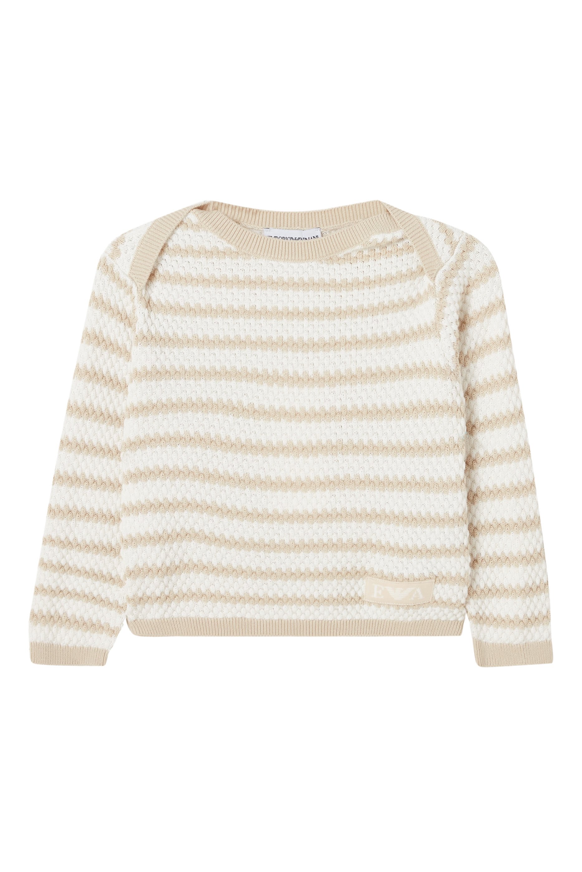 Kids Horizontal Stripes Knit Sweater 