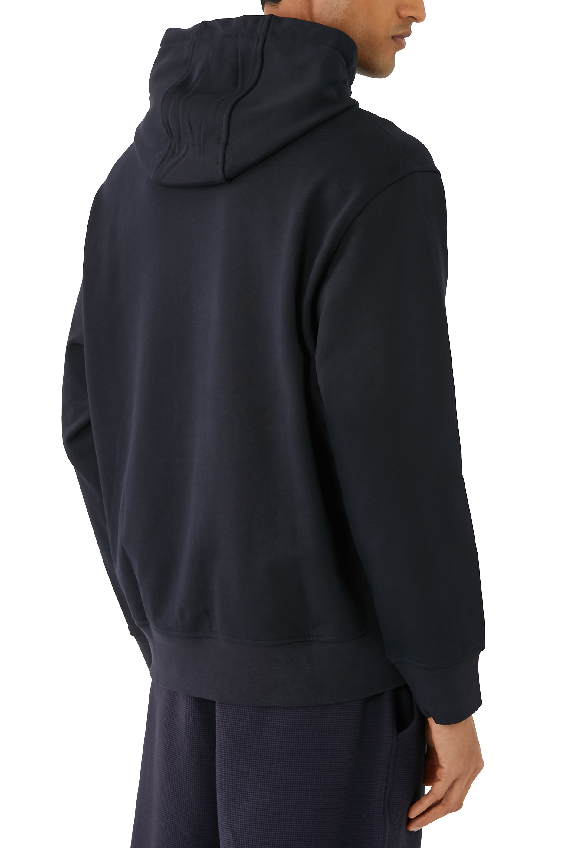 Logo Cotton Fleece Hoodie