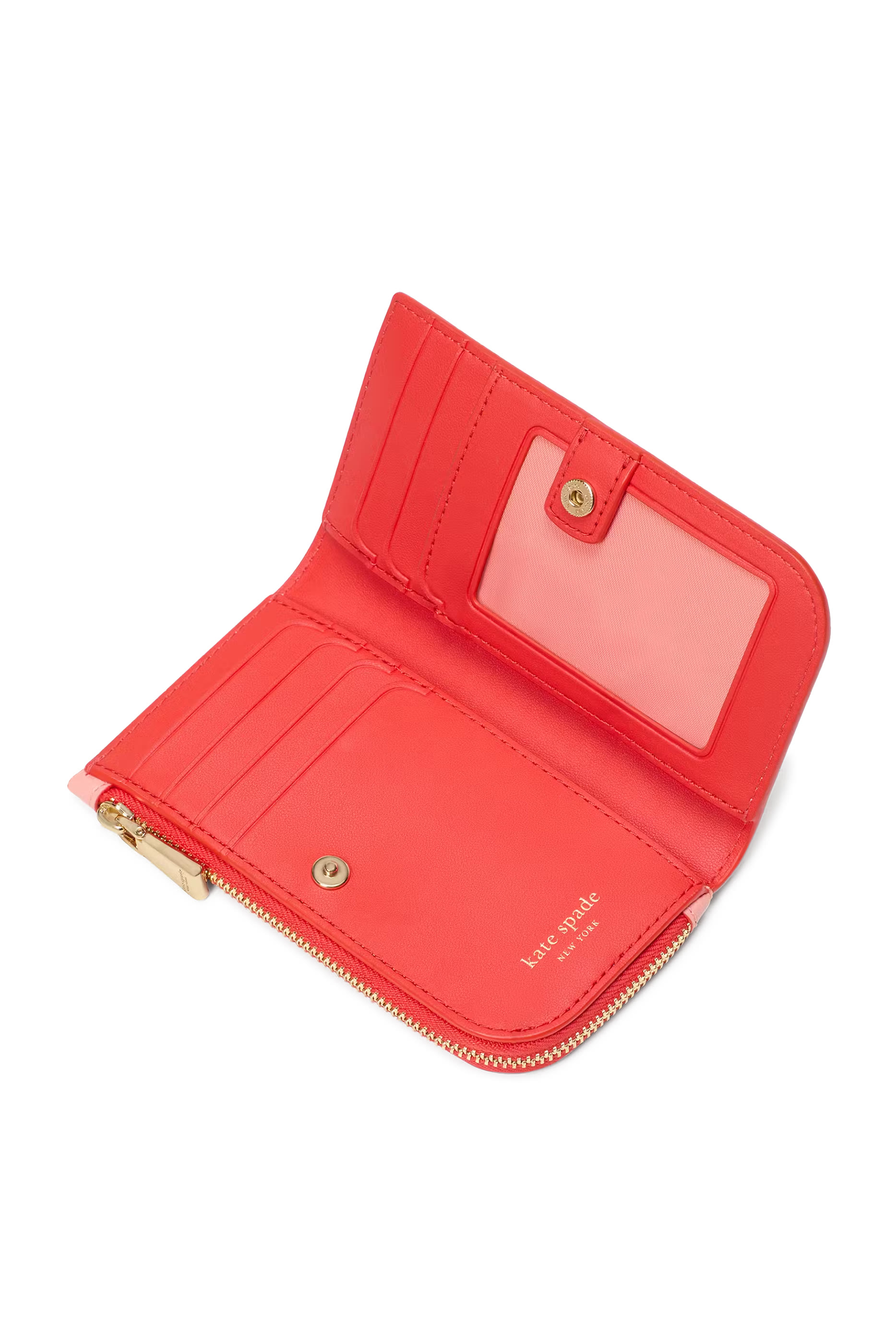 Devin Pop Trim Small Bifold Wallet