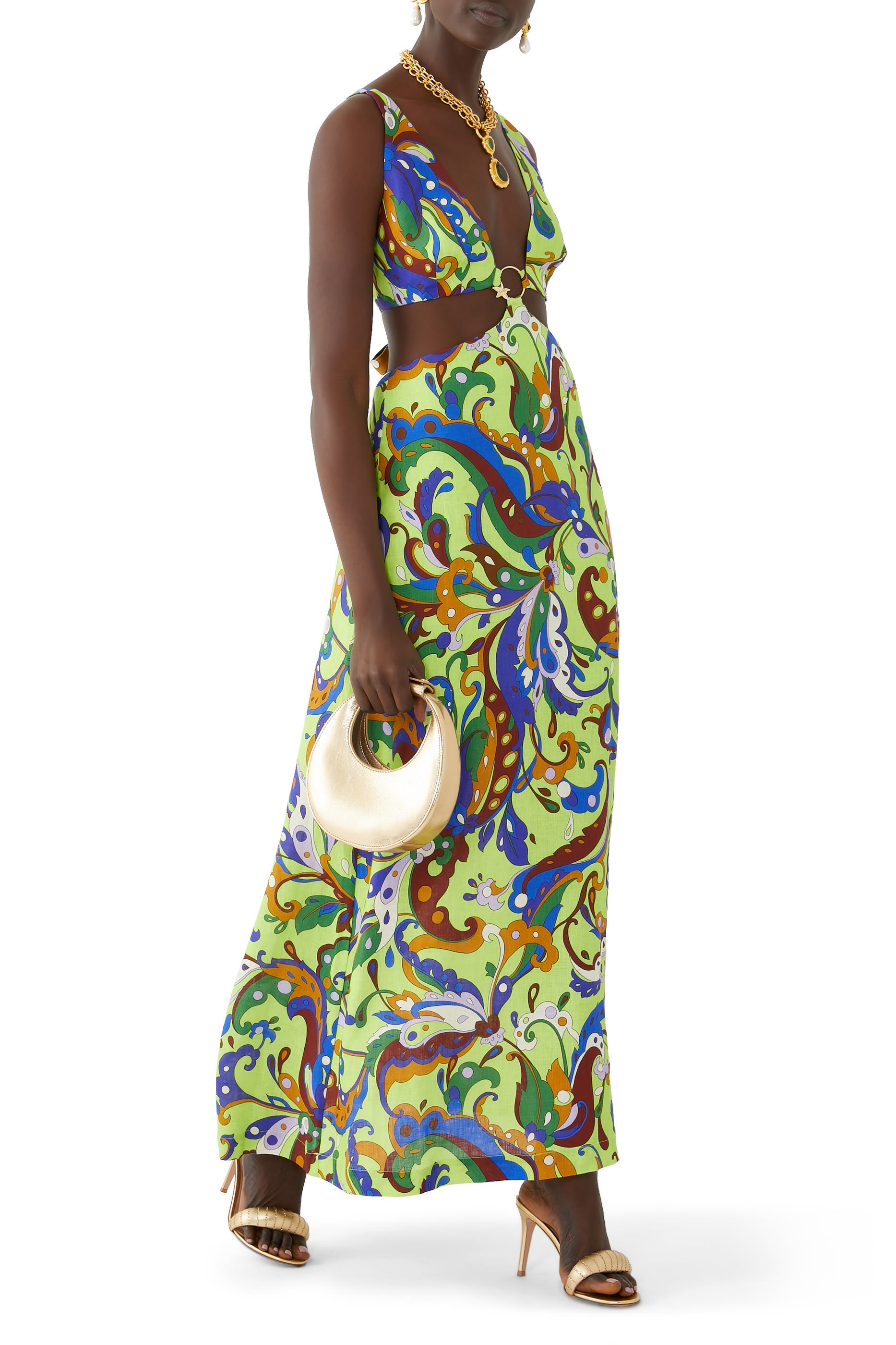 Yvette Cut-Out Midi Dress