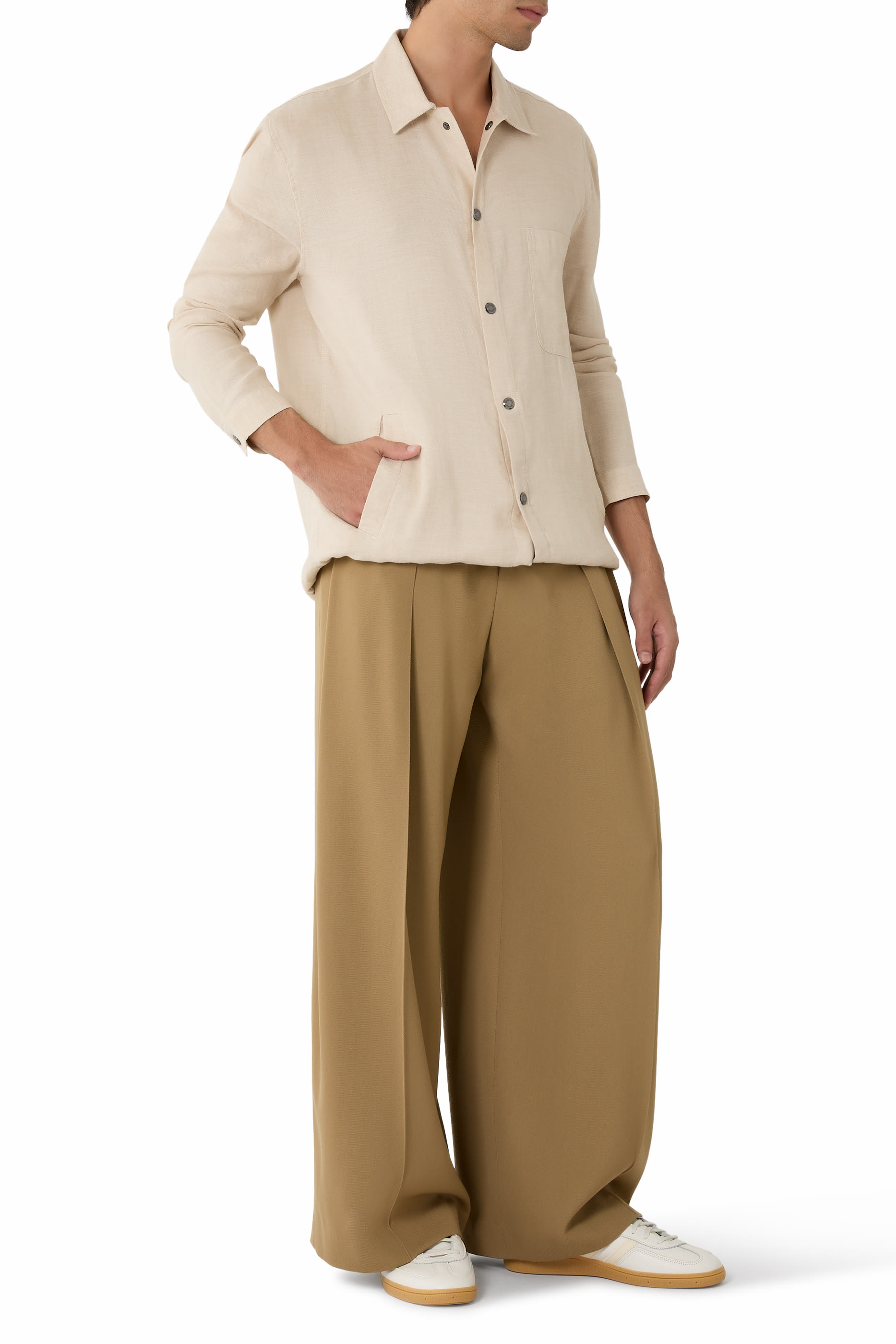  Diego Linen Coach Jacket