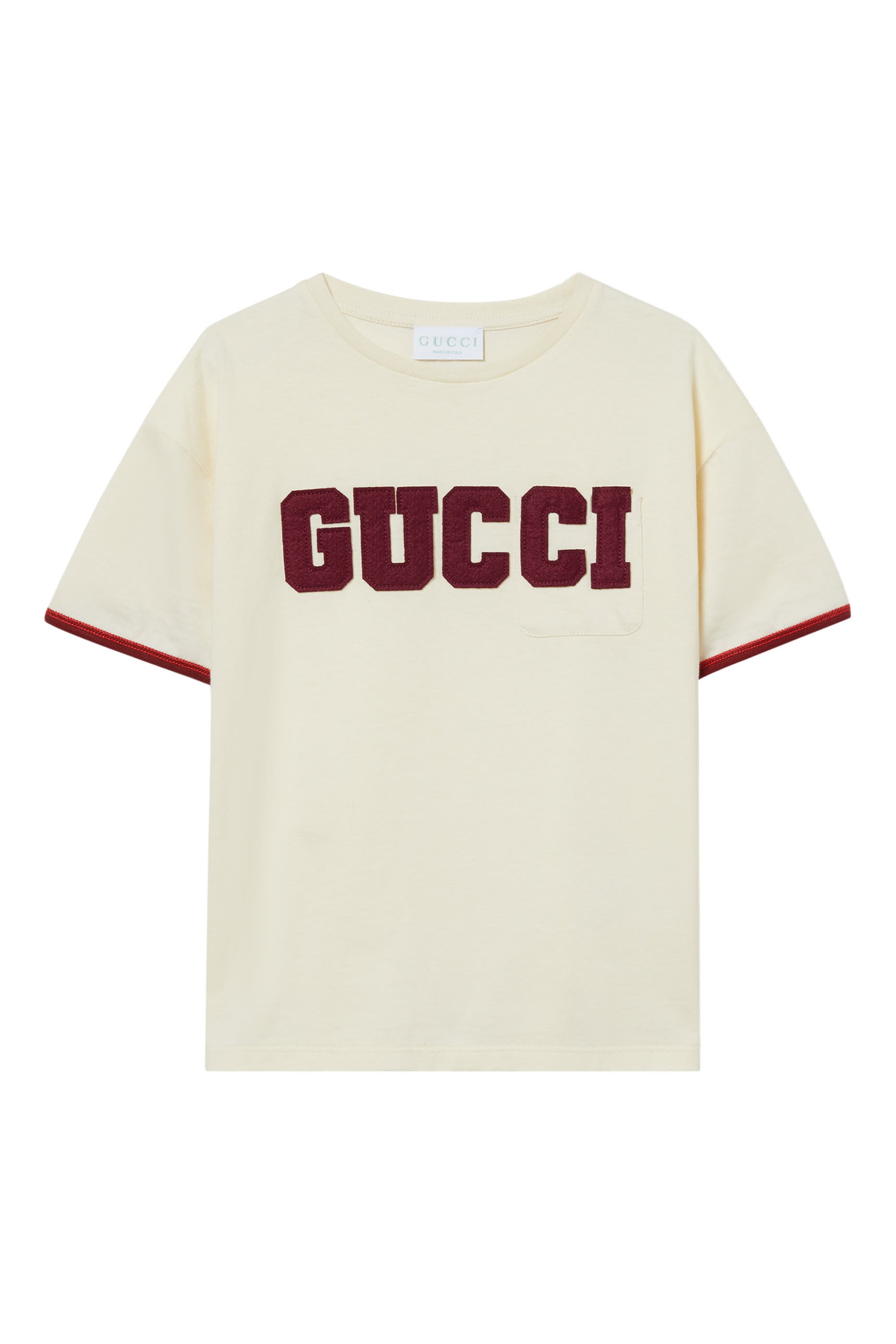 Kids Logo Patch Cotton T-Shirt