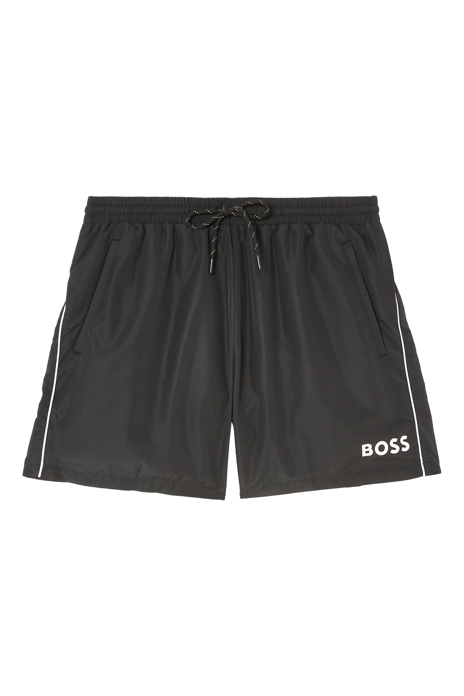 Quick-Drying Logo Swim Shorts