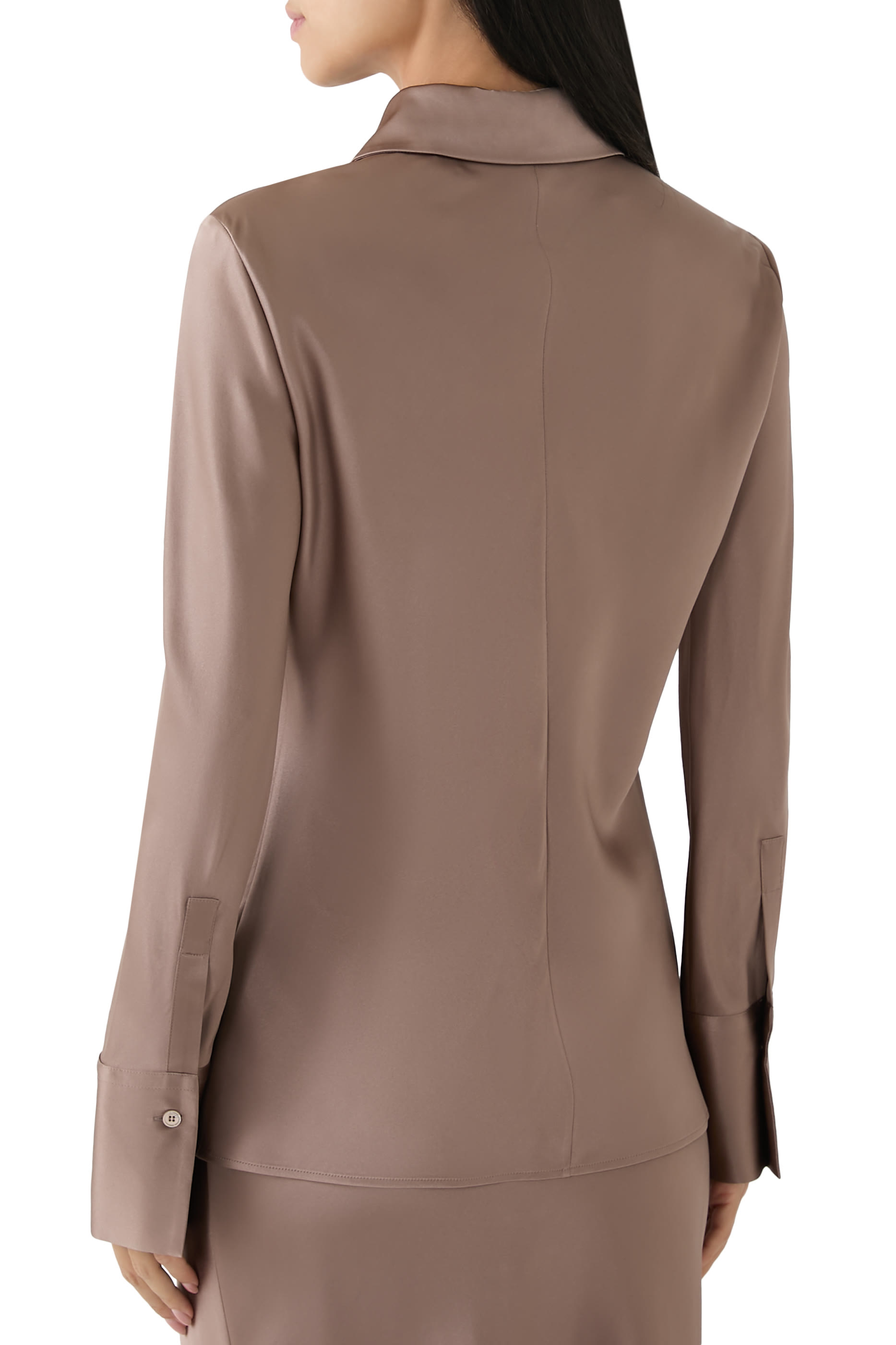 Brunel Silk Satin Blouse