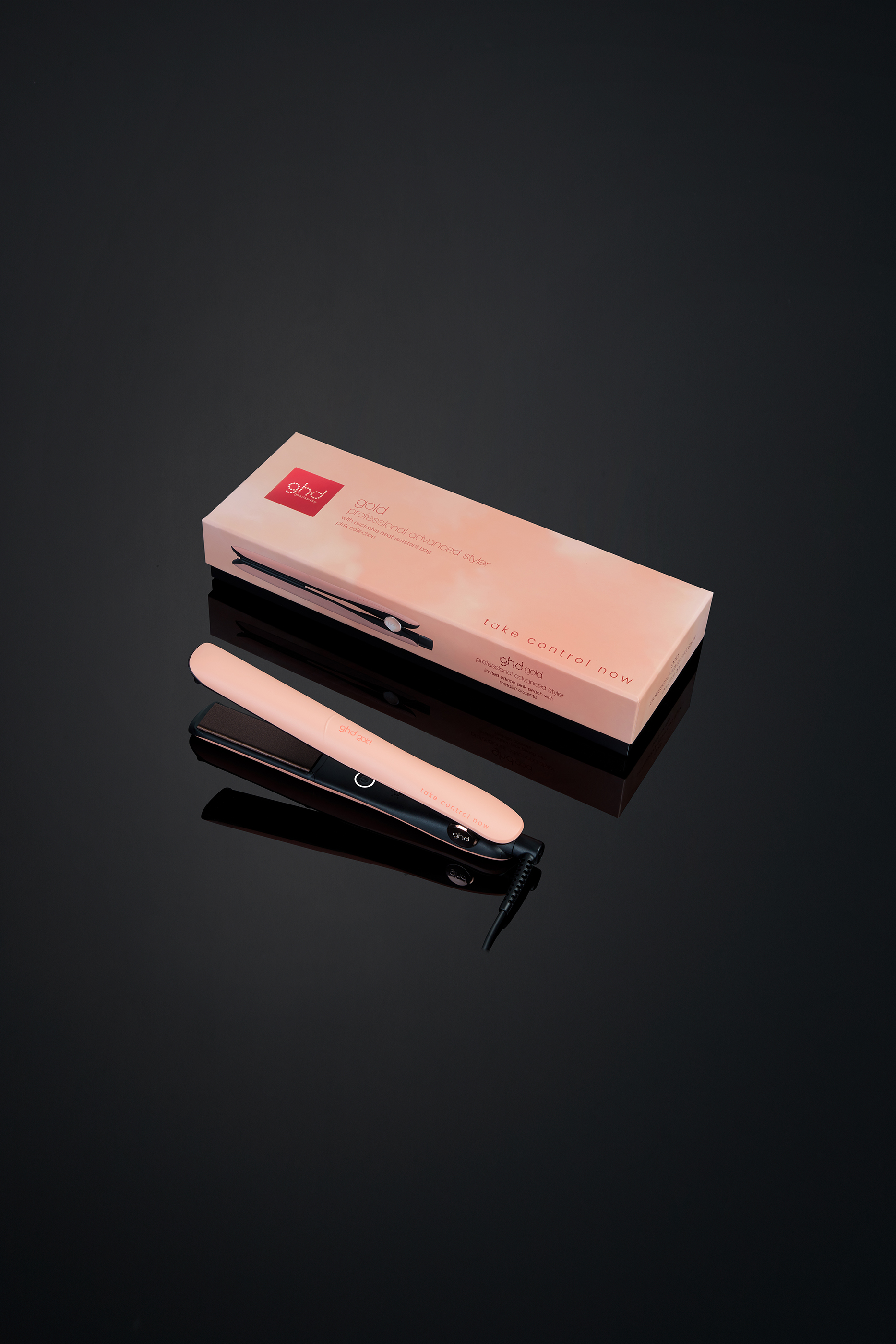 Pink Collection Gold Hair Straightener