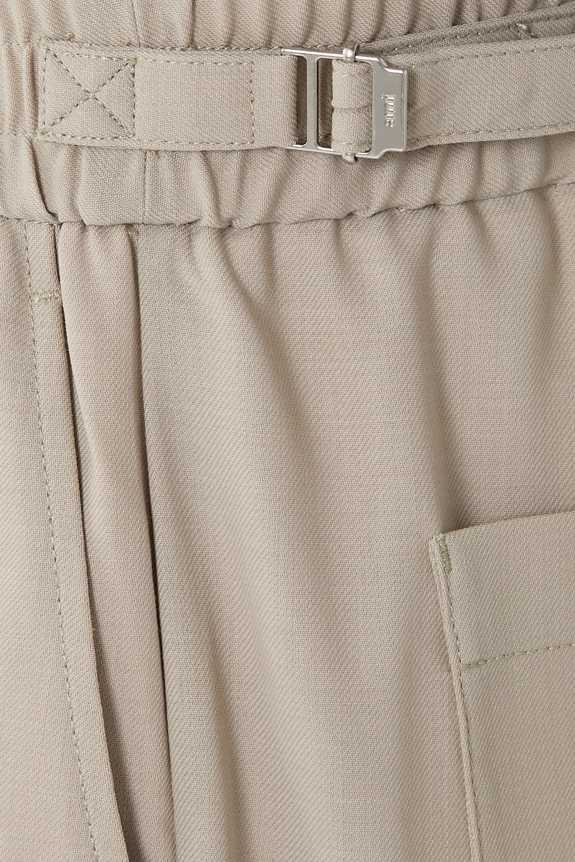 Wool Elasticated Trousers 