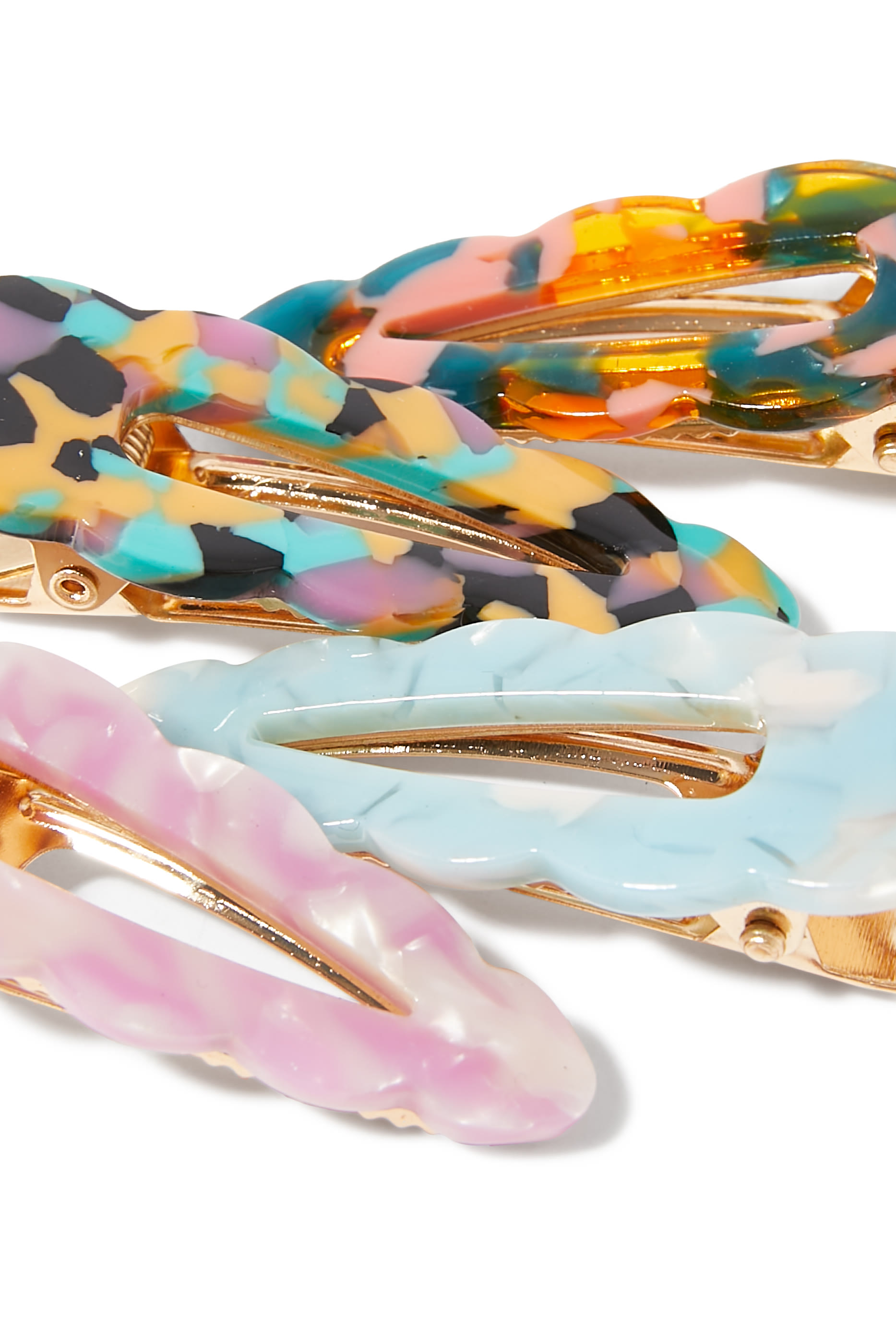 Kids Scalloped Acetate Clips