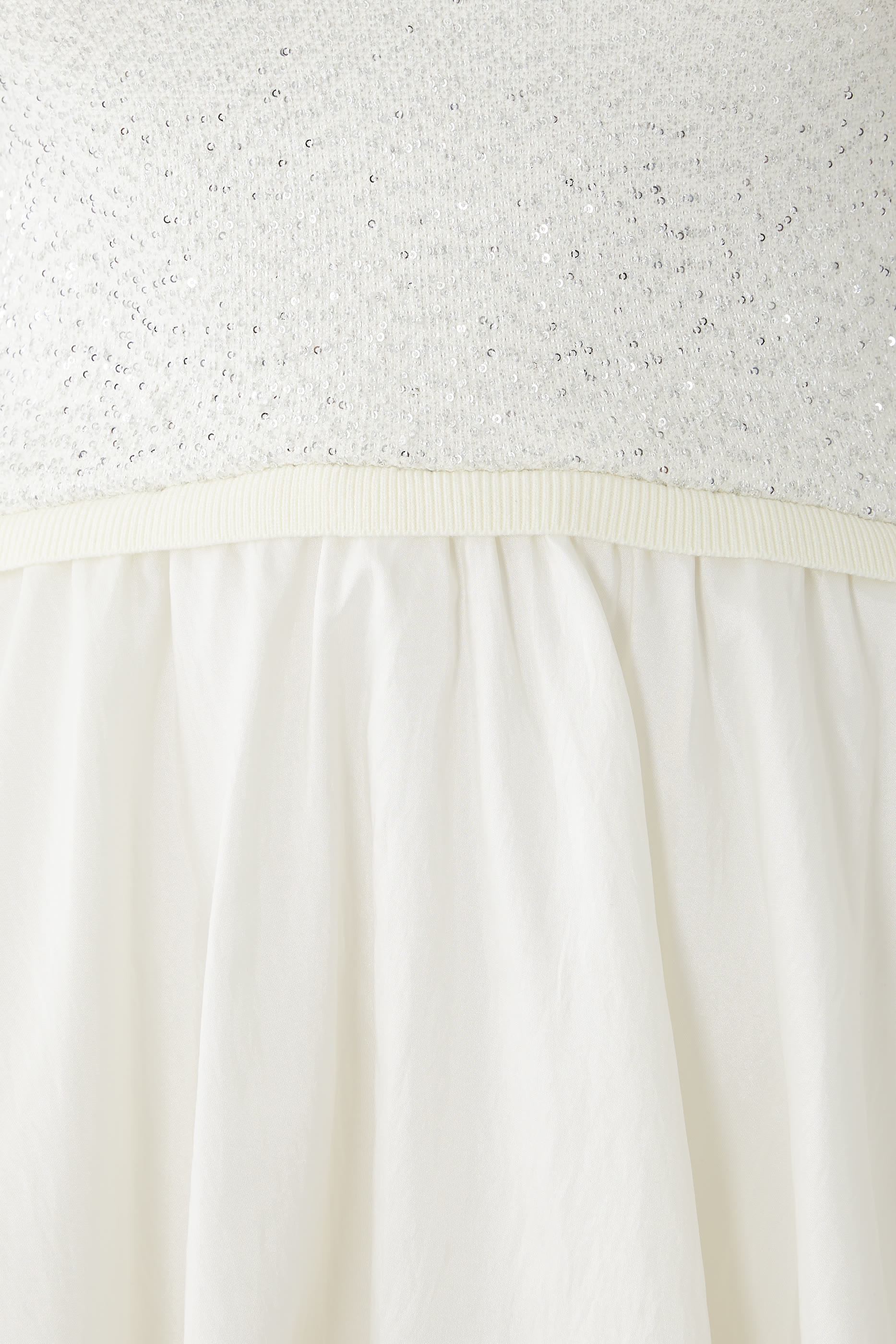 Kenz Knitted Ruffle Mini Dress