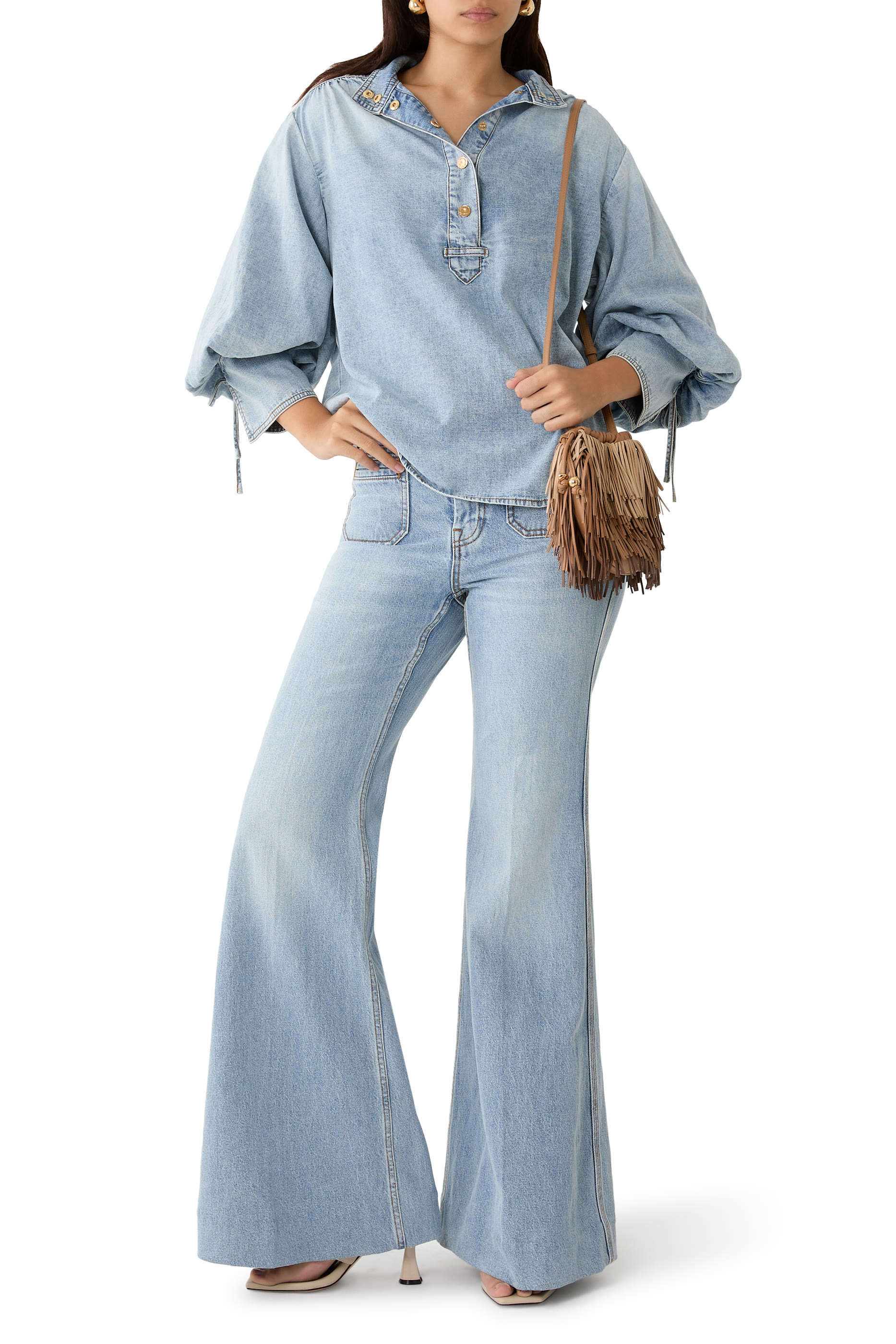 Denim Cotton Blouse
