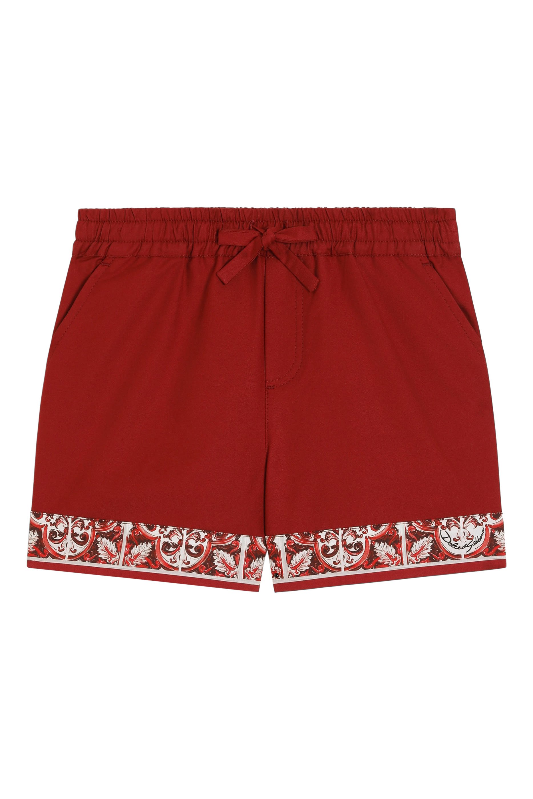 Kids Majolica-Print Bermuda Shorts