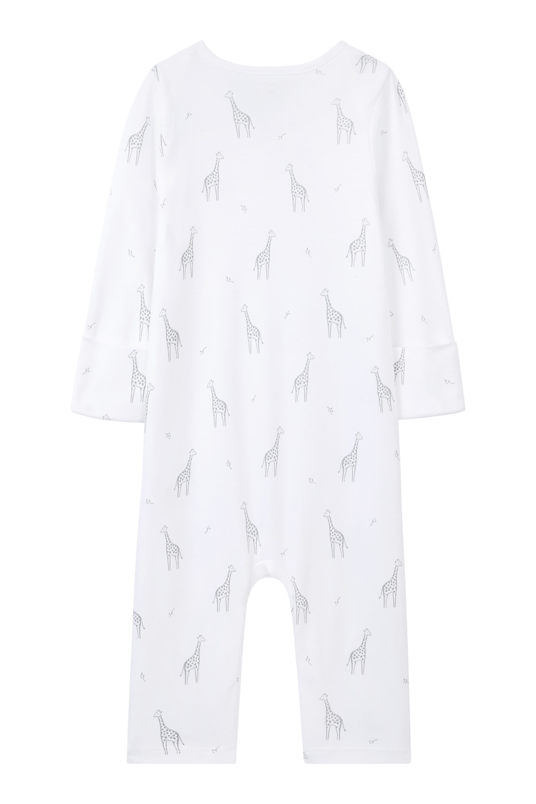 Kids Giraffe Print  Organic Cotton Sleepsuit