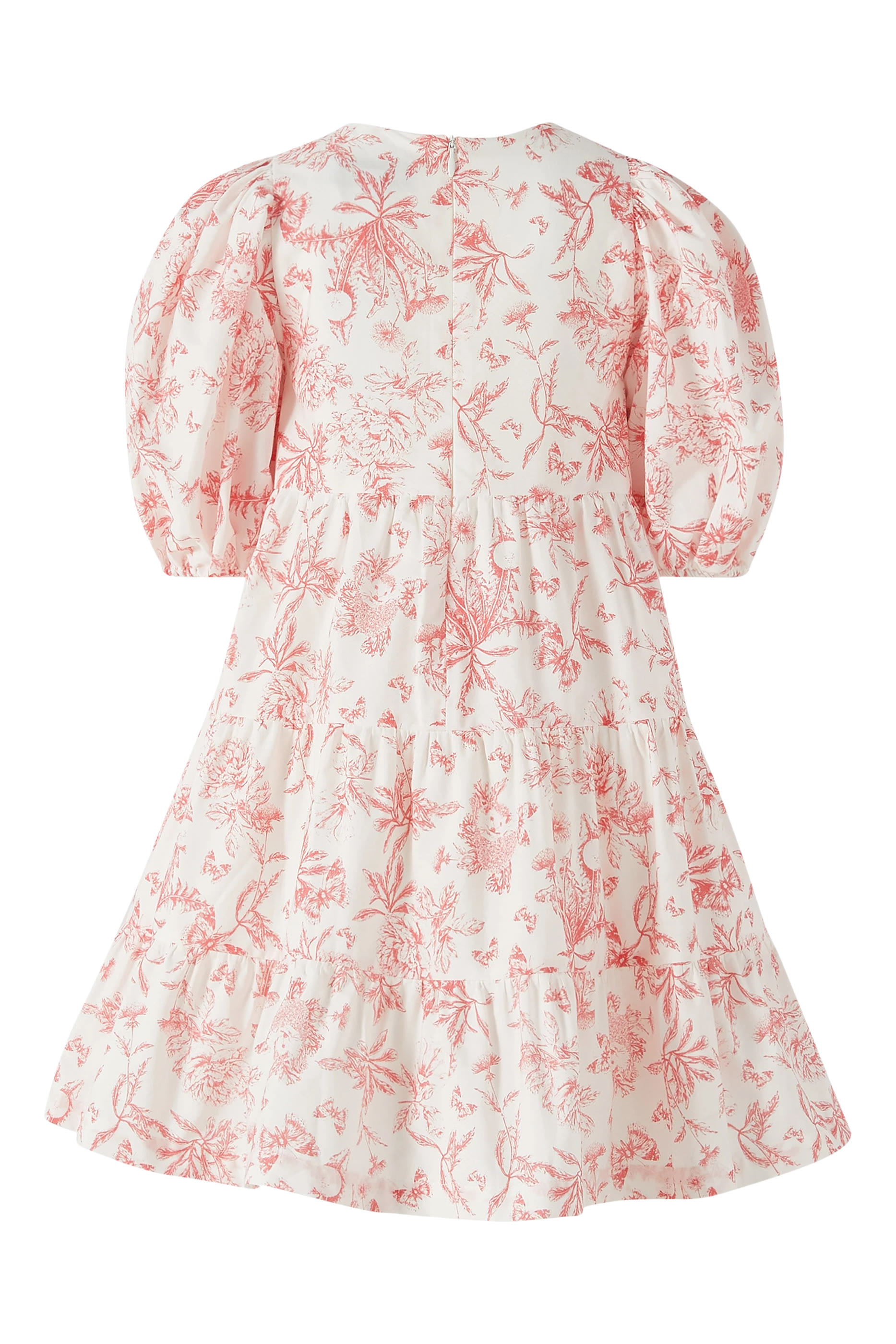Kids Ruffle Floral Cotton Dress