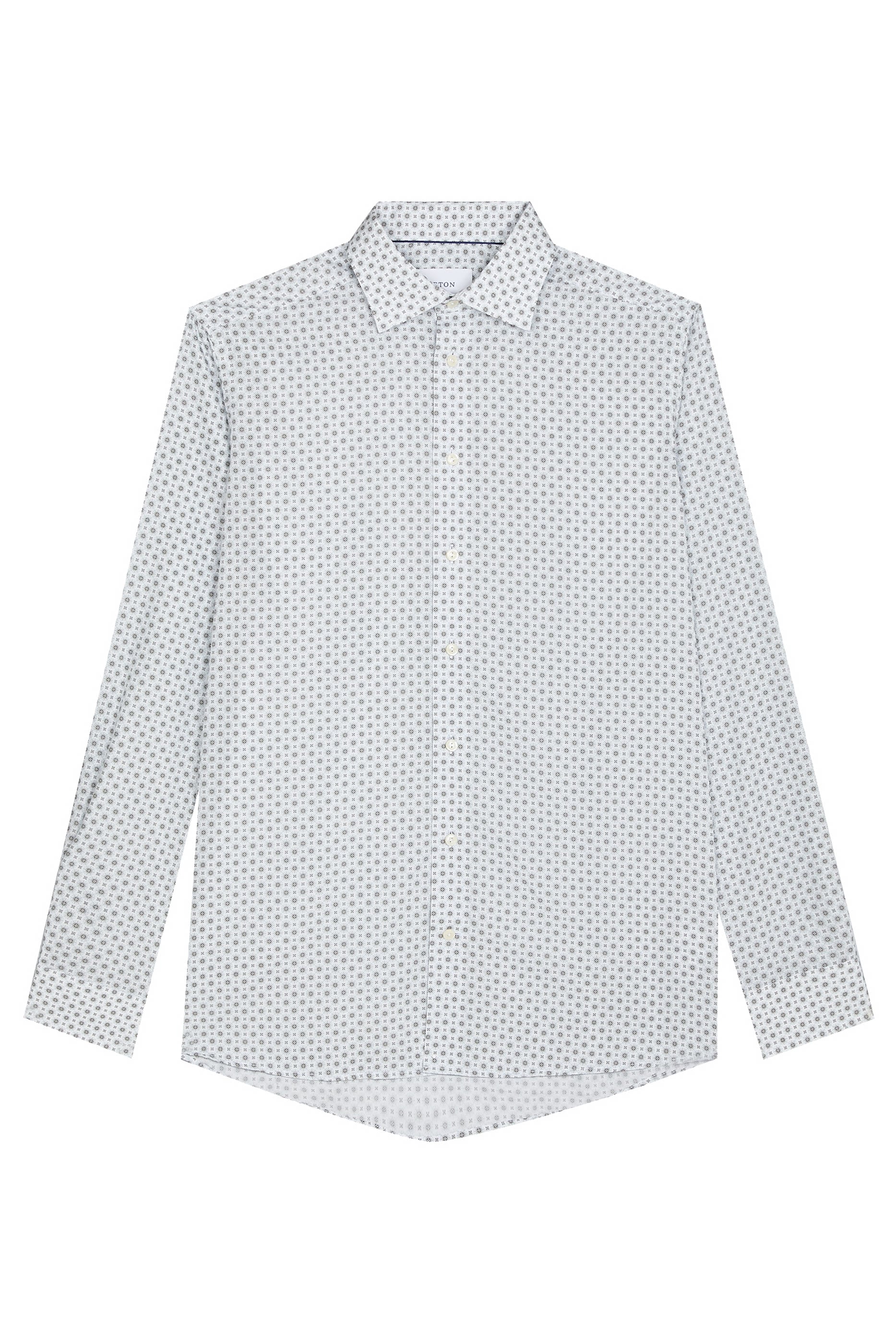 Geometric Print Signature Twill Shirt 