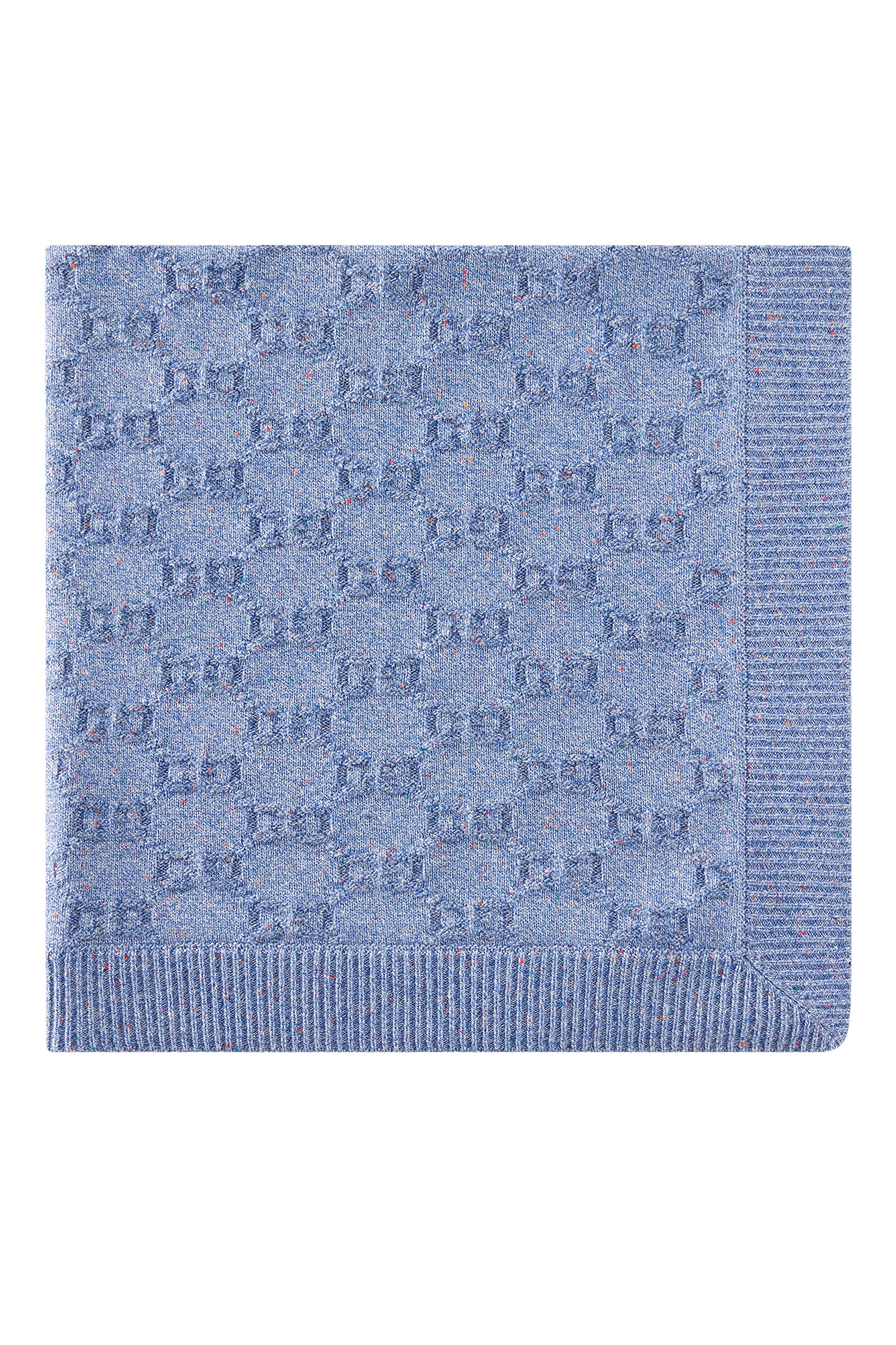 Kids GG Cotton Jacquard Blanket