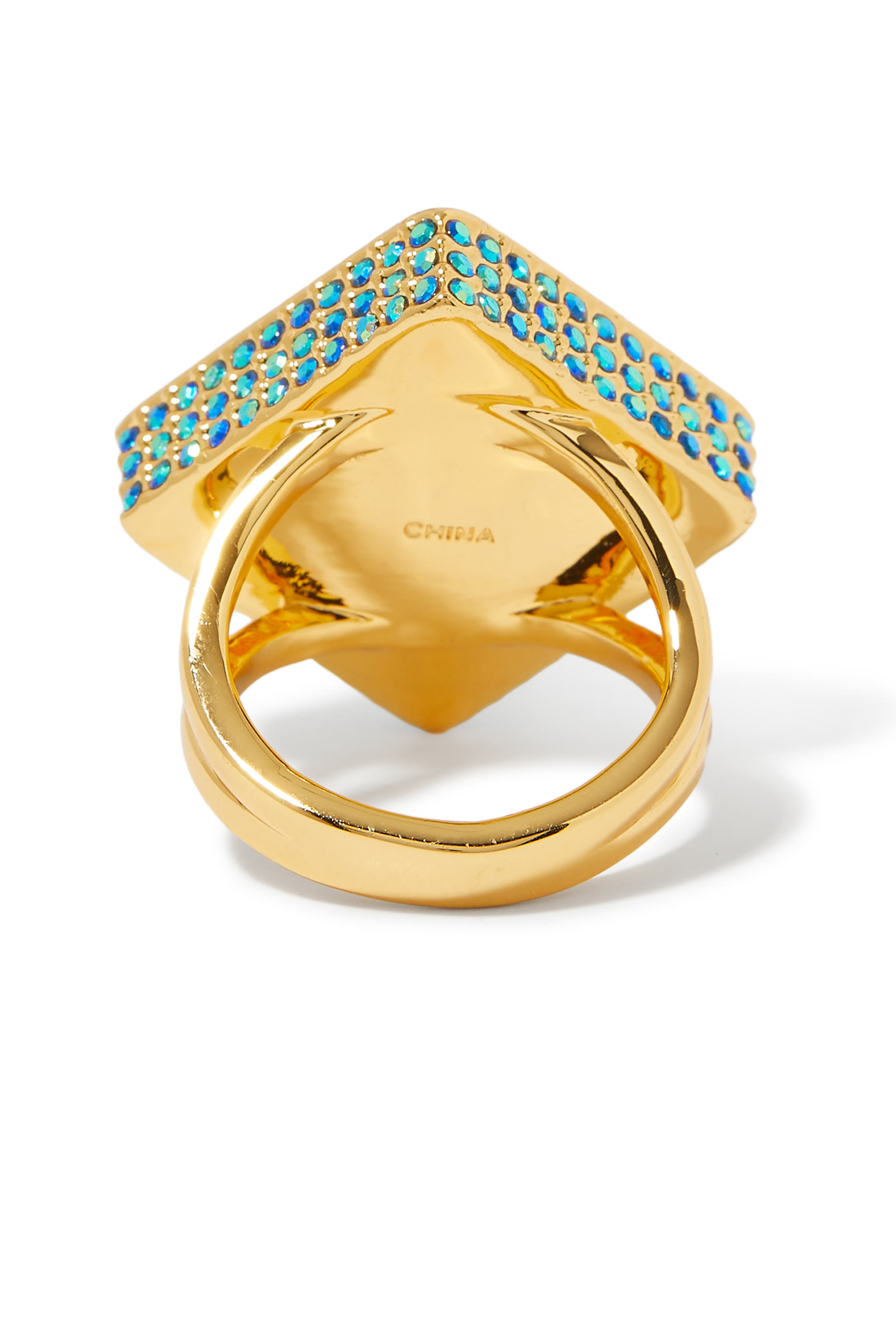 Eagle Square Cocktail Ring
