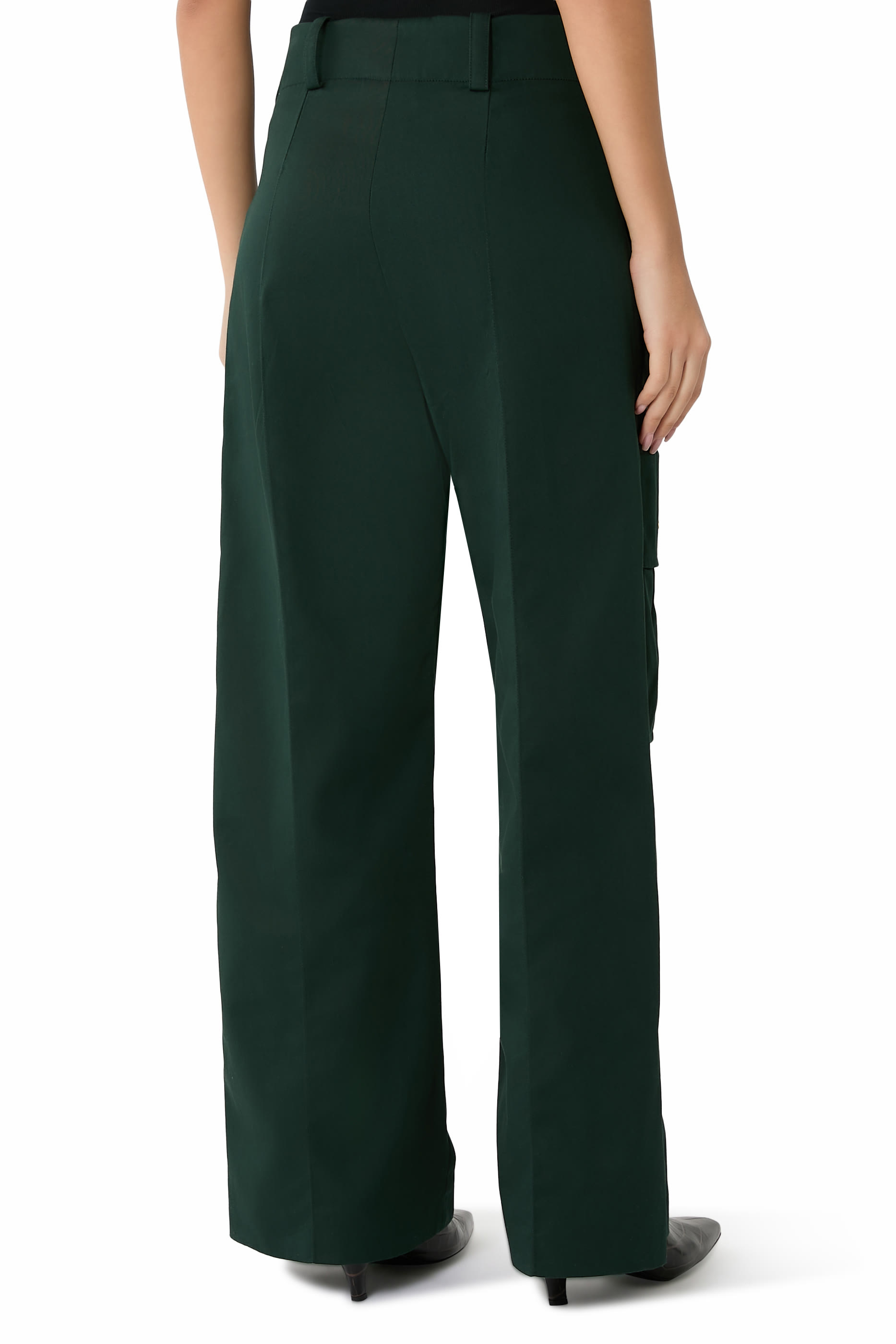 Flared Cargo Trousers