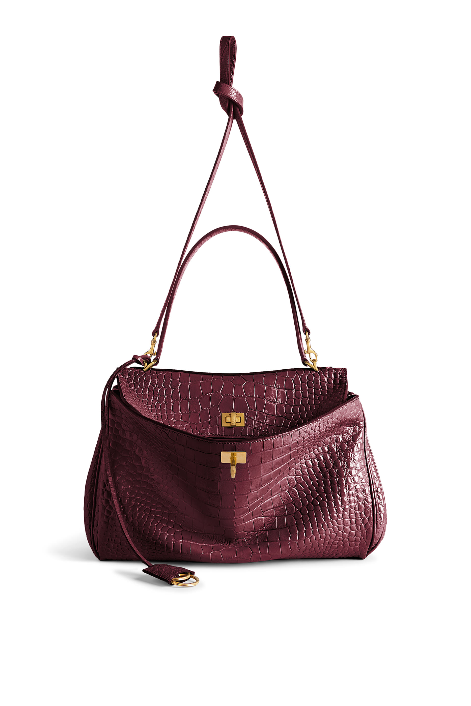 Rodeo Croc Embossed Handbag Medium