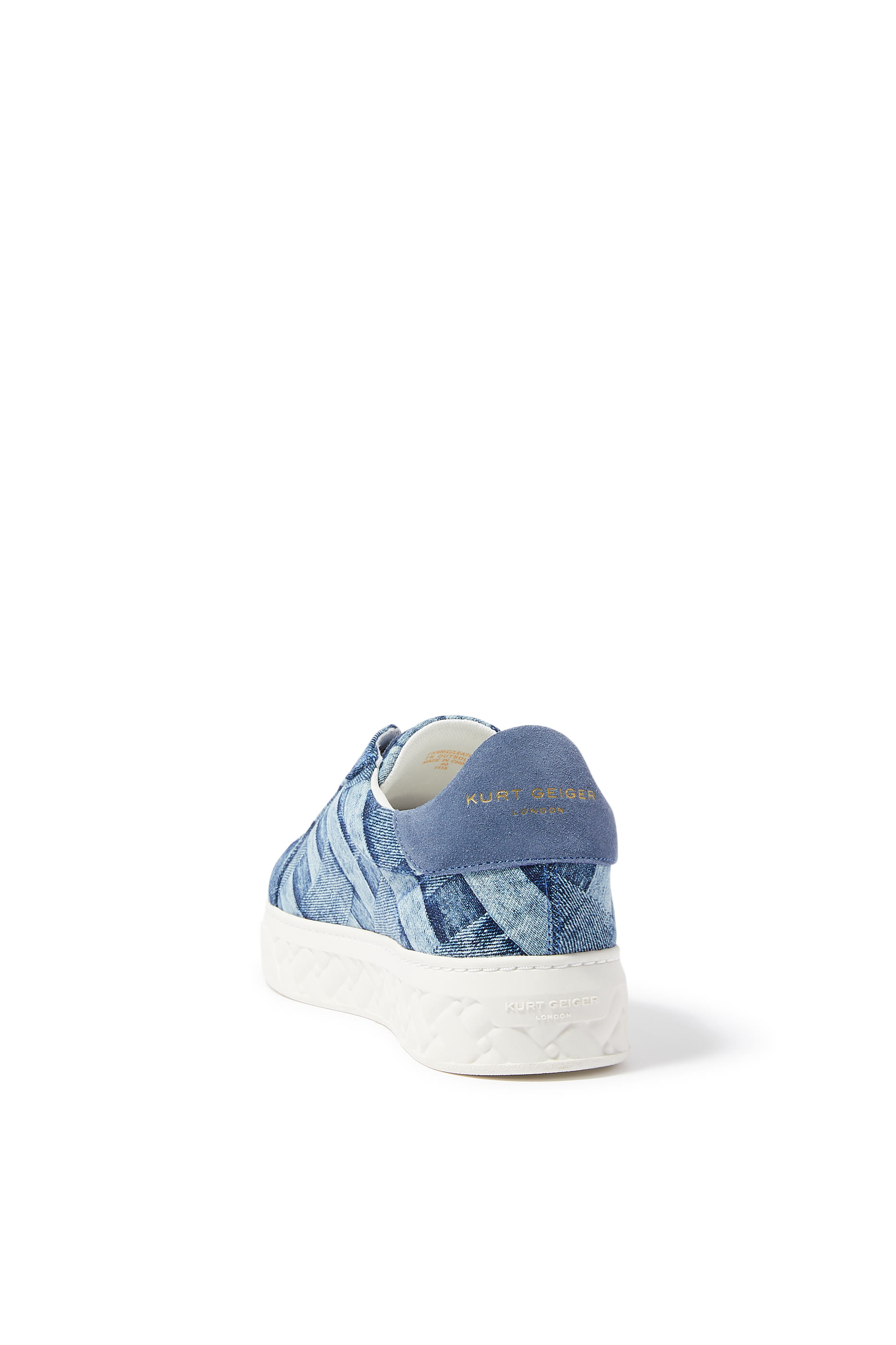 Kensington Denim Patchwork Cupsole Sneakers