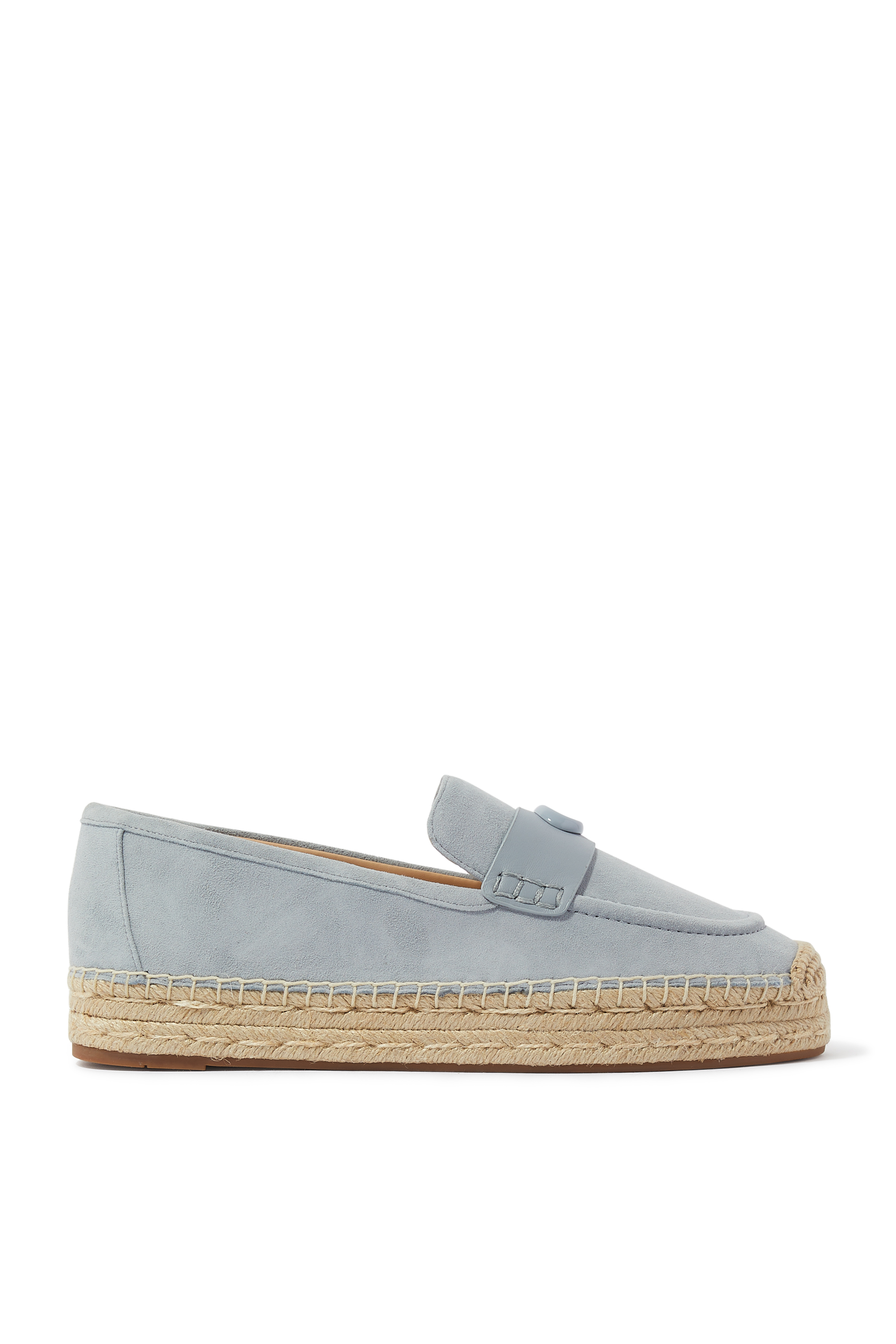 Camilla Monogram Suede Espadrilles