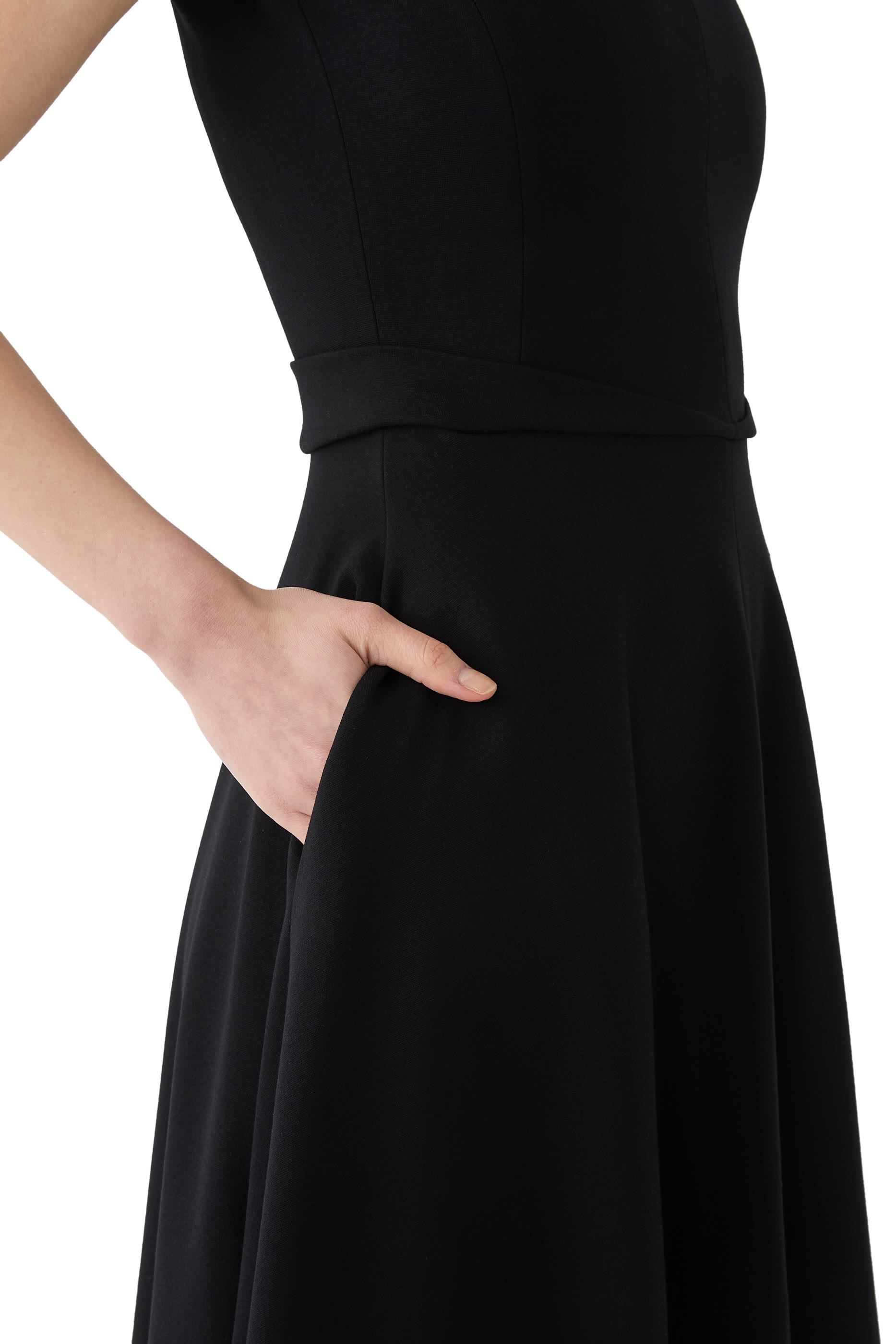 Half Zip Short Sleeve Dress