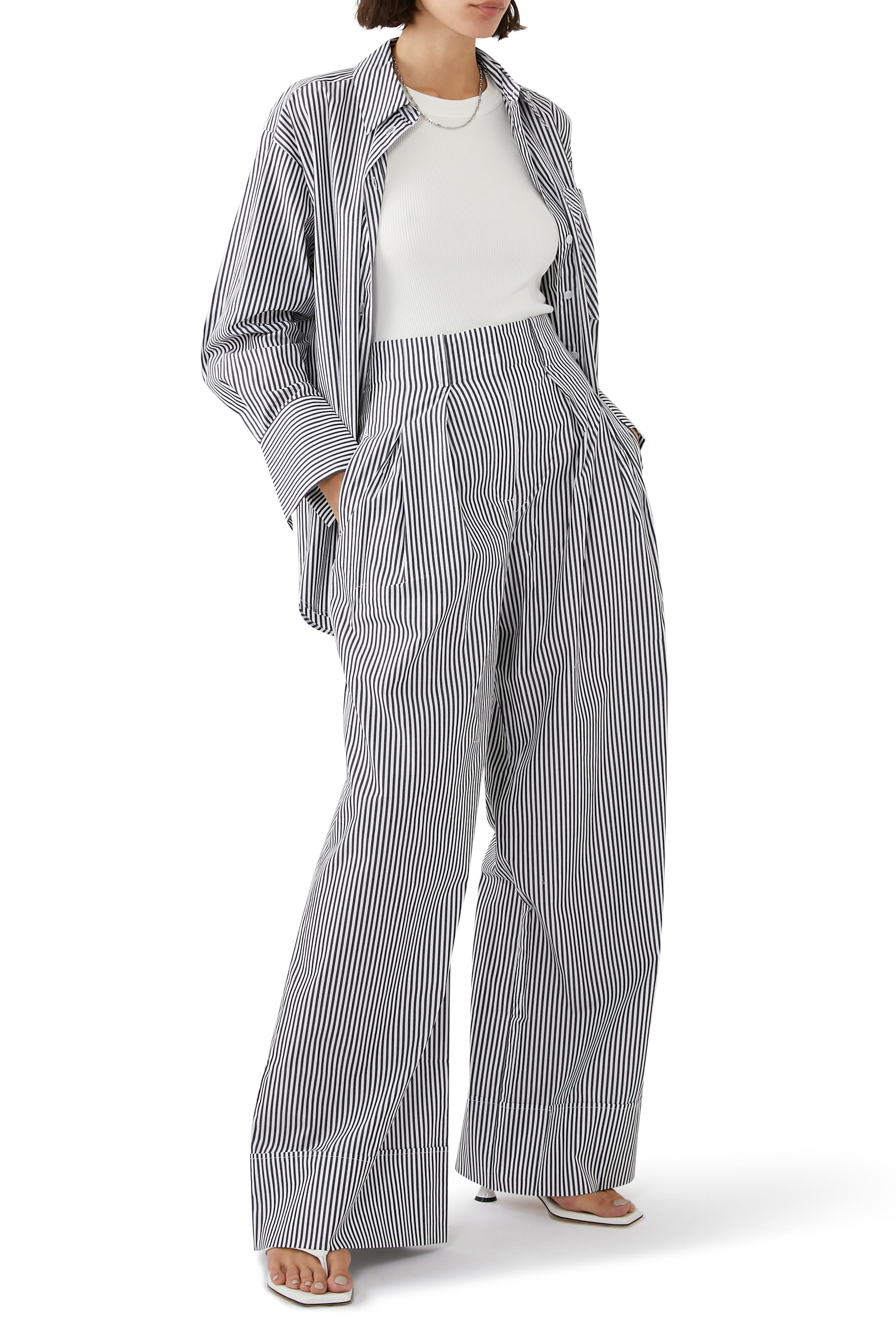 High-Waisted Relaxed Pants