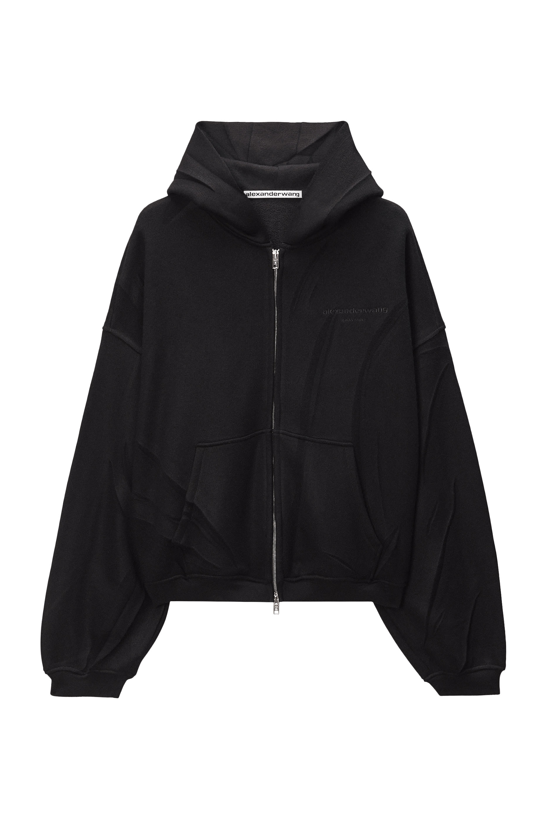 Creased Terry Hoodie