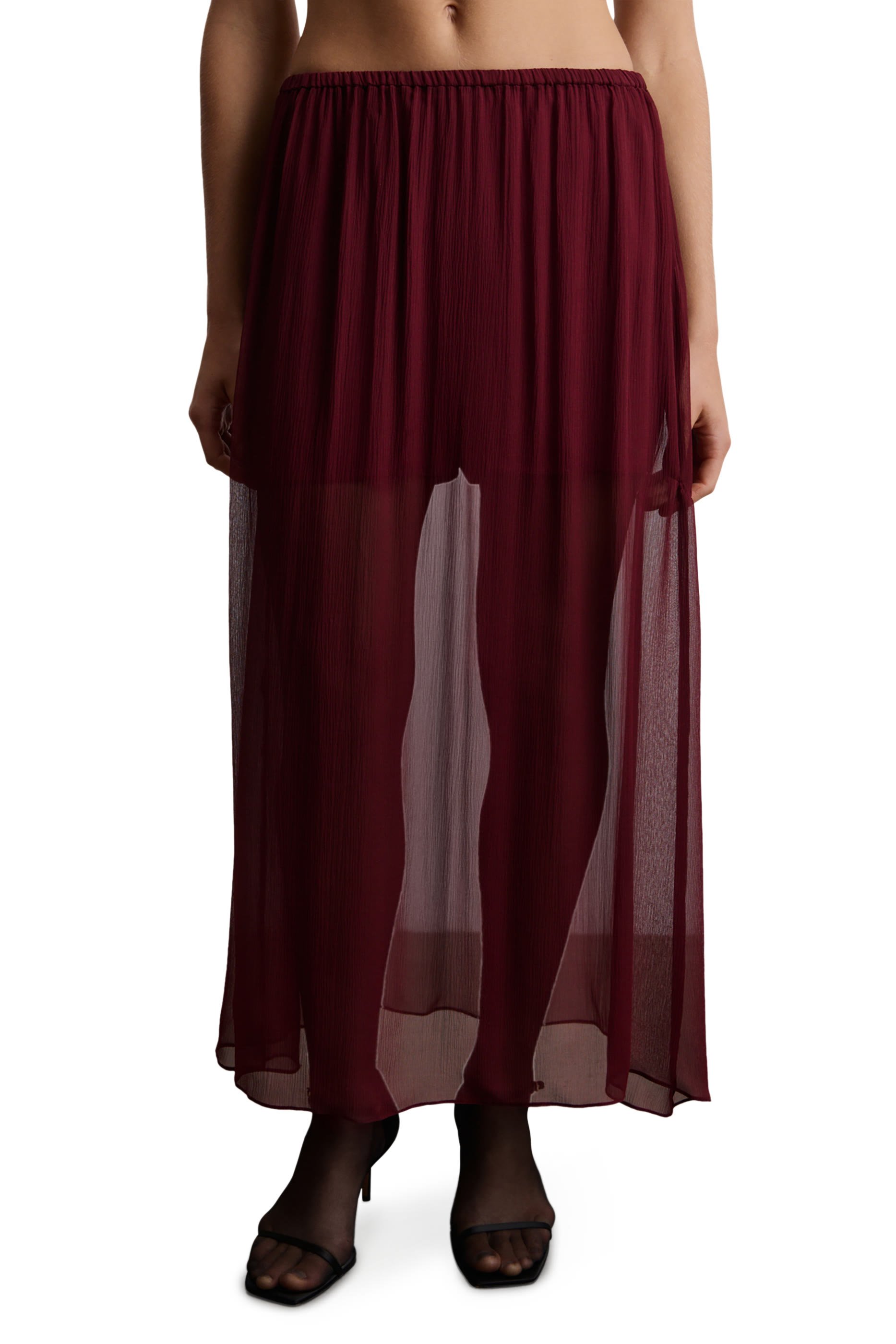 Silk Chiffon Skirt