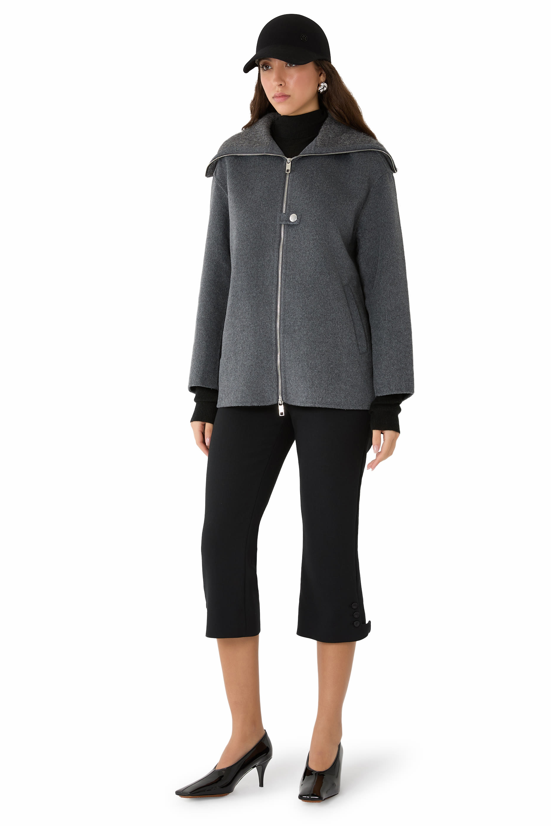 Square-Toe 60 Patent Kitten Heels