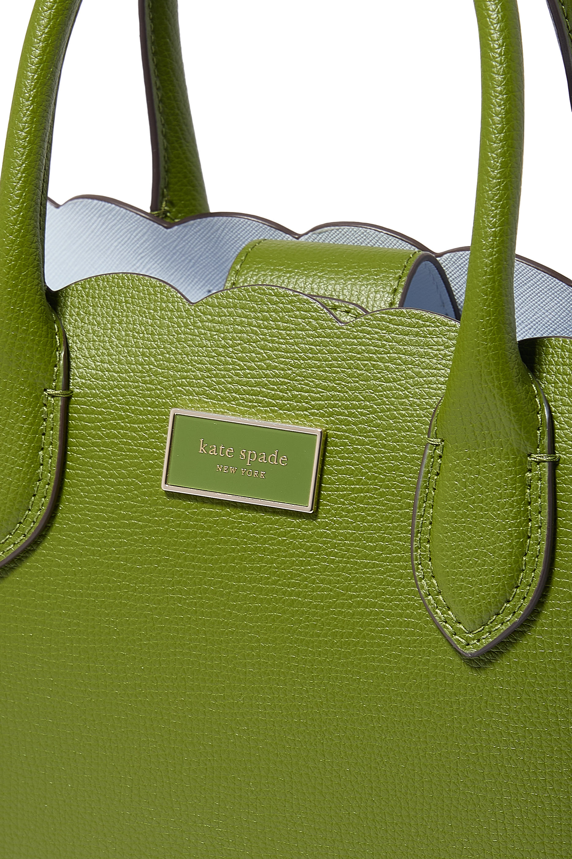 Suite Scallop Crossgrain Leather Crossbody Bag