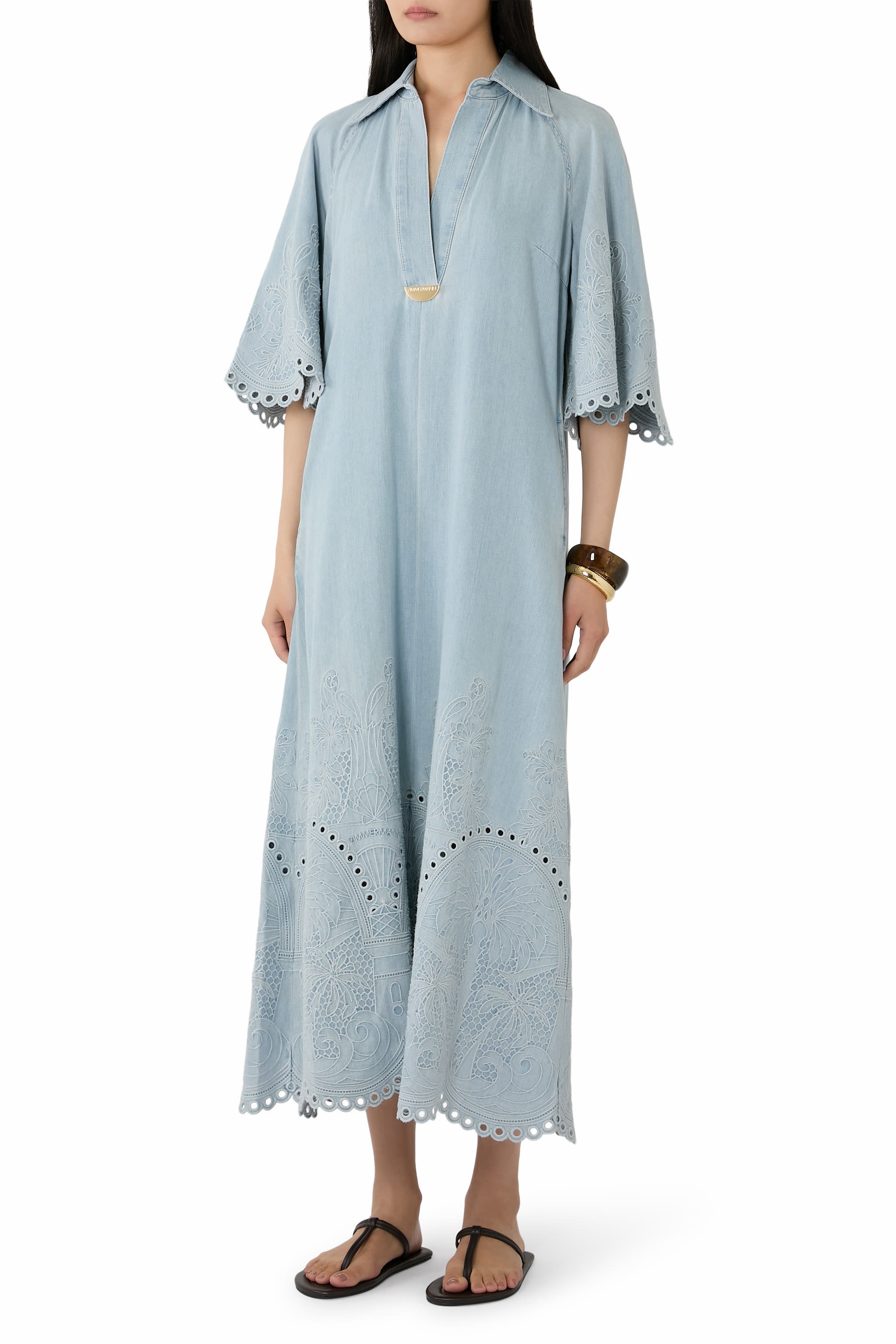 Daylight Denim Midi Dress 