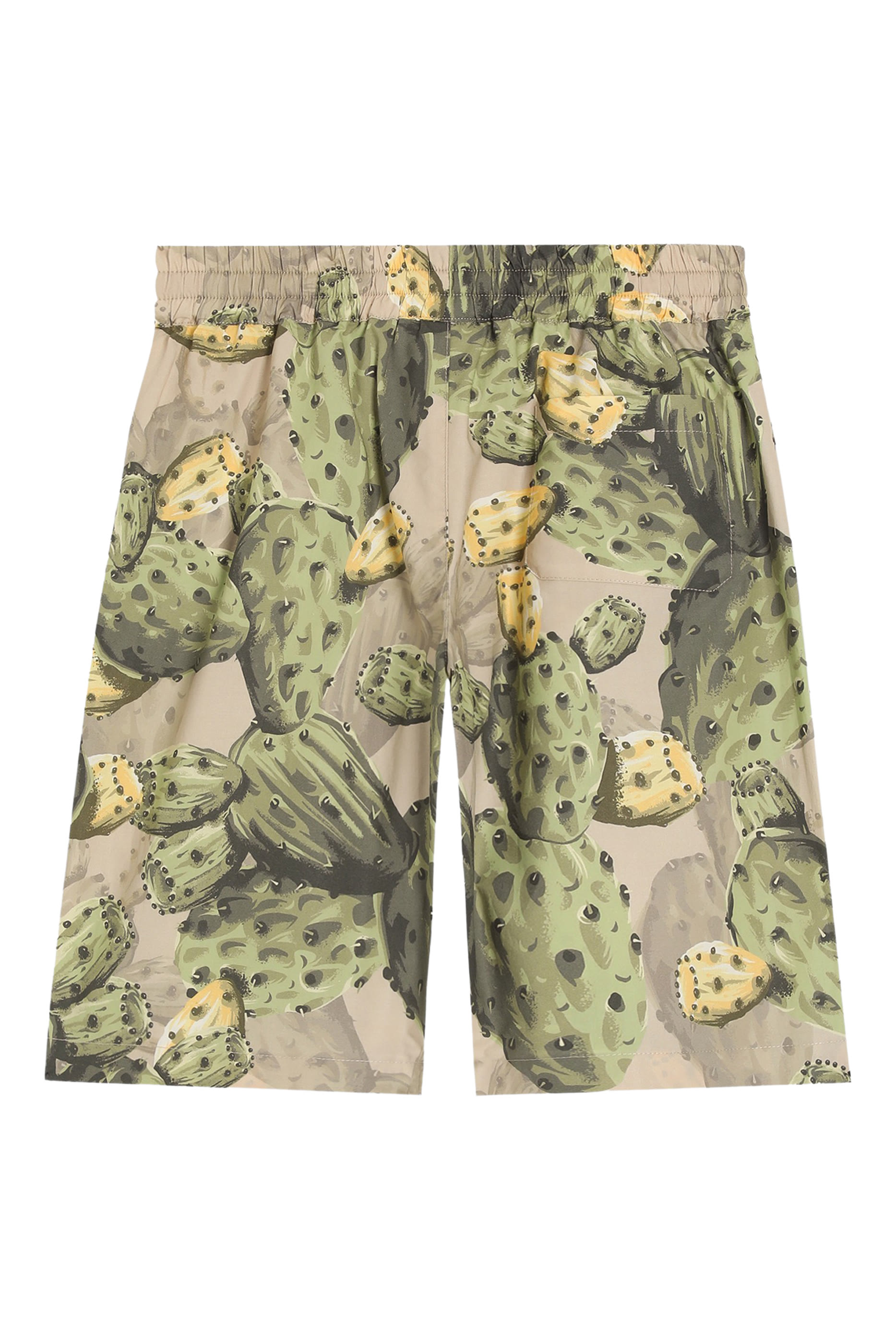 Kids Cactus-Print Poplin Bermuda Shorts