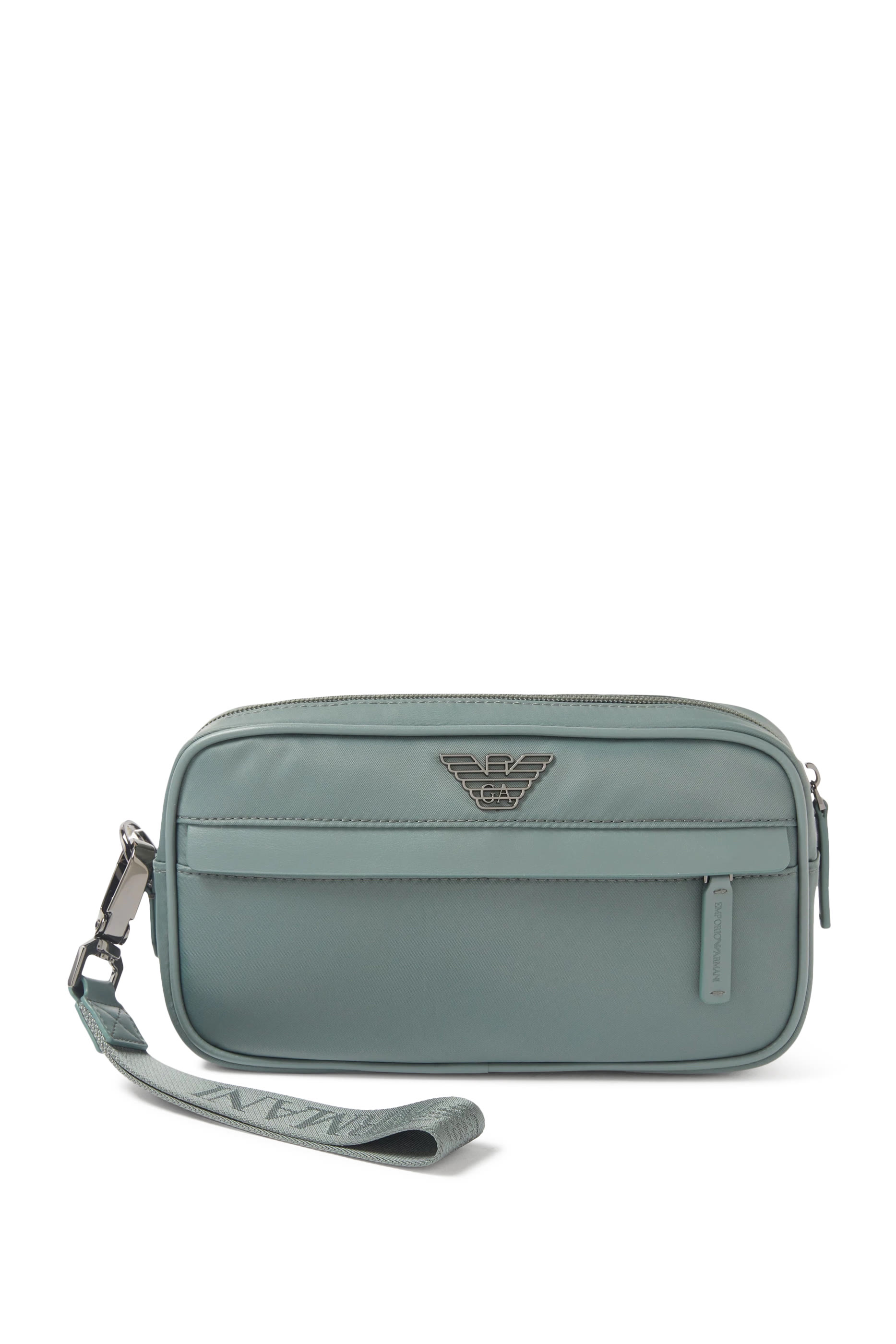 Metal Eagle Logo Nylon Beauty Case