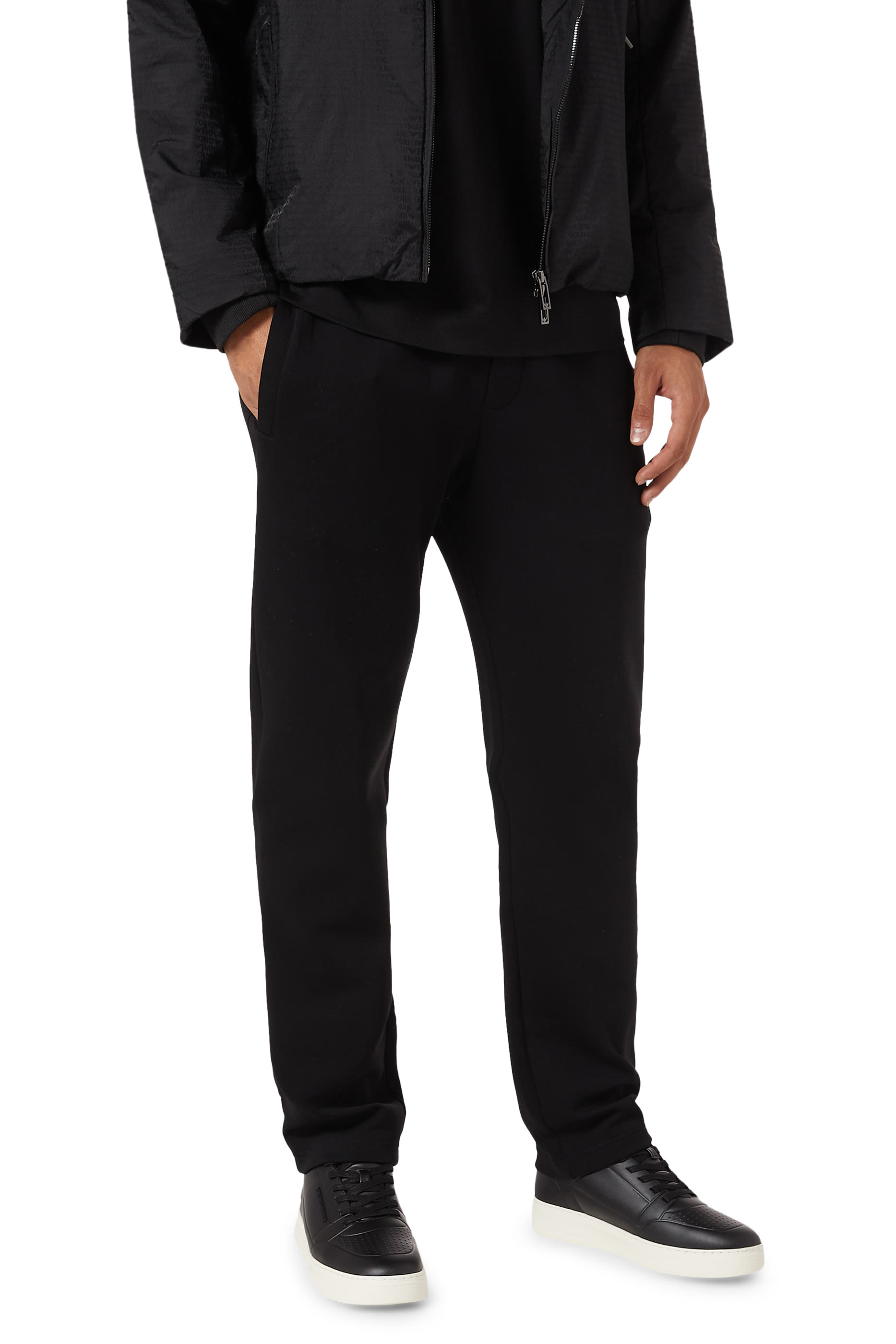 Embossed-Logo Sneakers