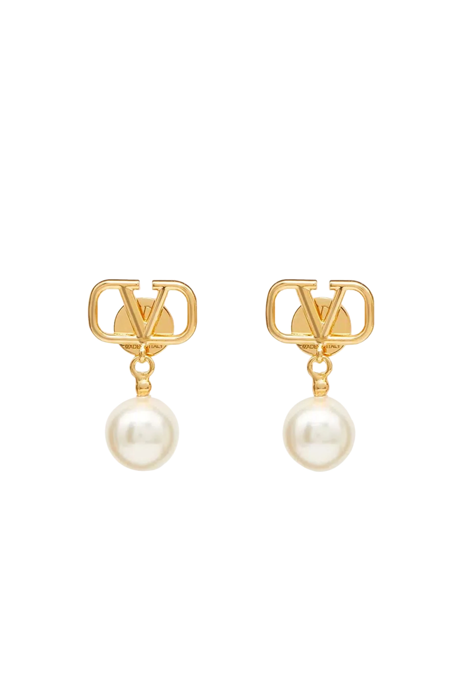 VLogo Signature Earrings With Swarovski&reg; Pearls