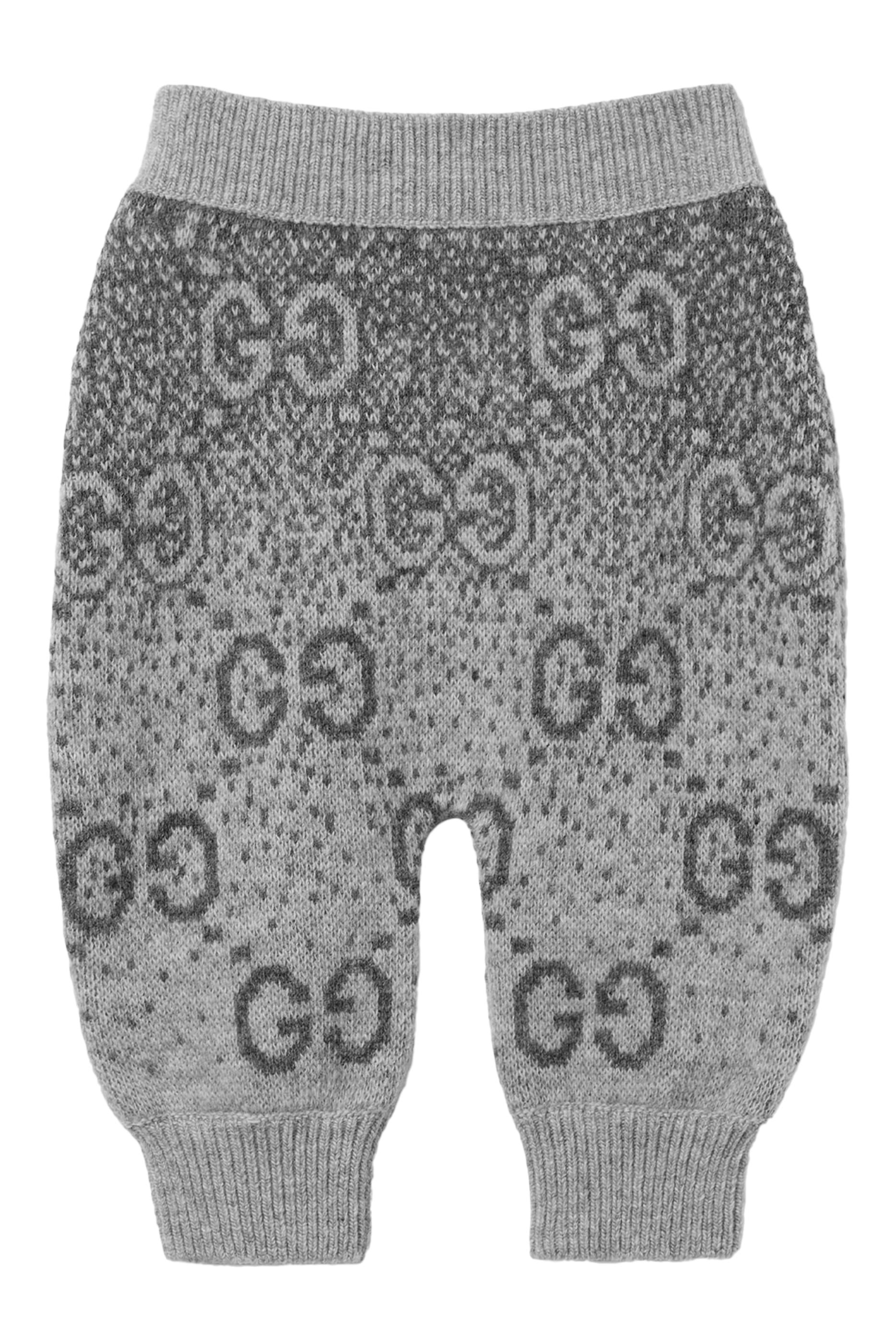 Kids GG Wool Jacquard Pants